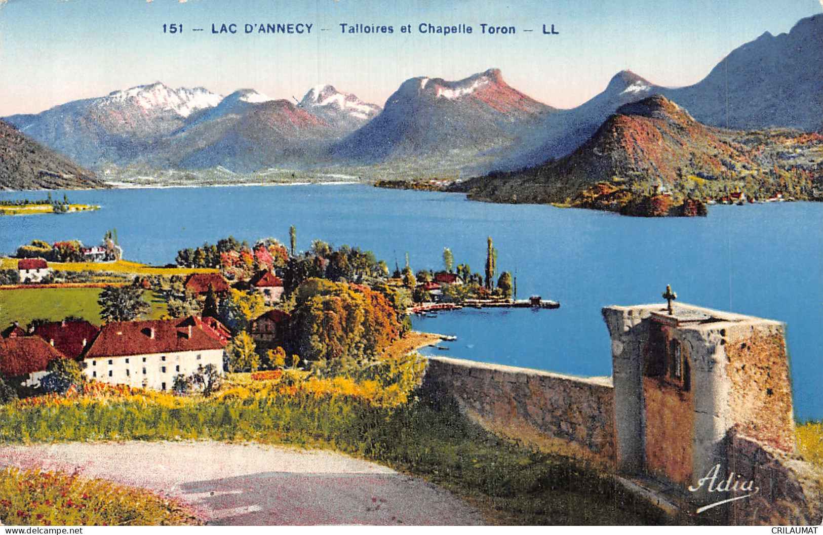 74-LAC D ANNECY TALLOIRES ET CHAPELLE TORON-N°5144-G/0039 - Sonstige & Ohne Zuordnung