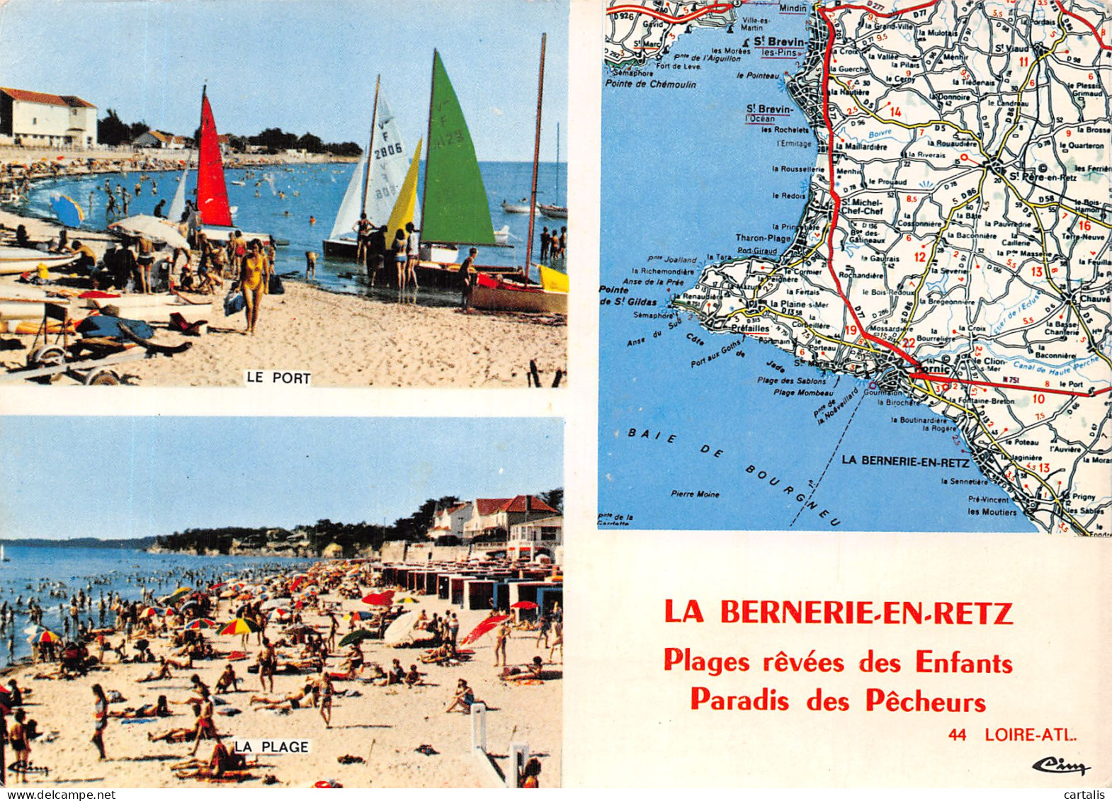 44-LA BERNERIE EN RETZ-N°4198-D/0387 - La Bernerie-en-Retz