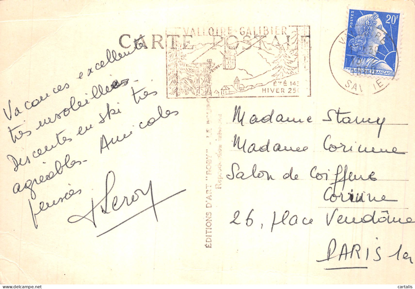 73-SAINT MARTIN DE BELLEVILLE-N°4198-D/0321 - Other & Unclassified