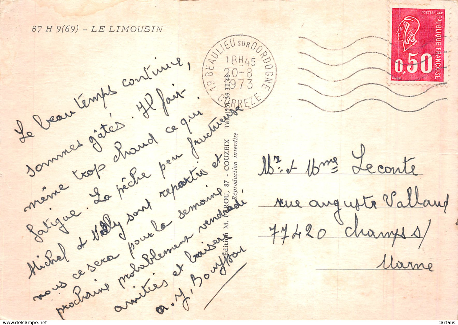 87-LE LIMOUSIN-N°4198-D/0313 - Other & Unclassified