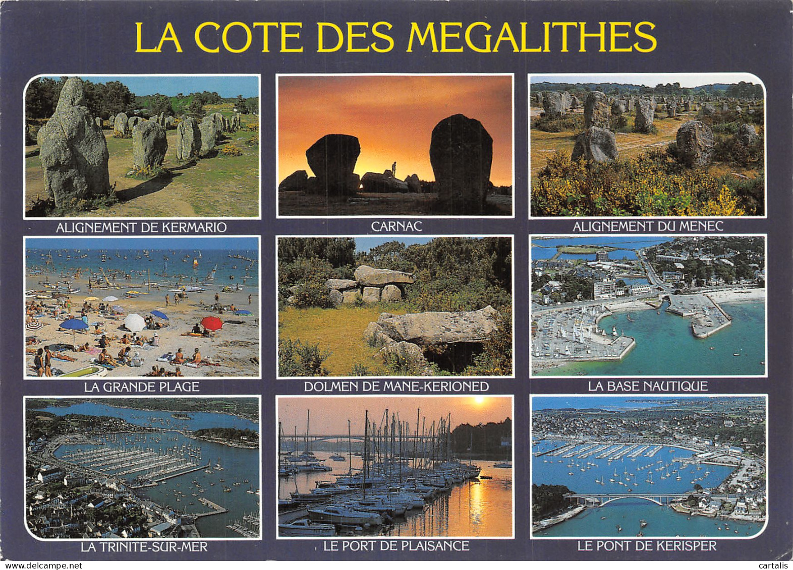 56-COTE DES MEGALITHES-N°4198-D/0275 - Other & Unclassified