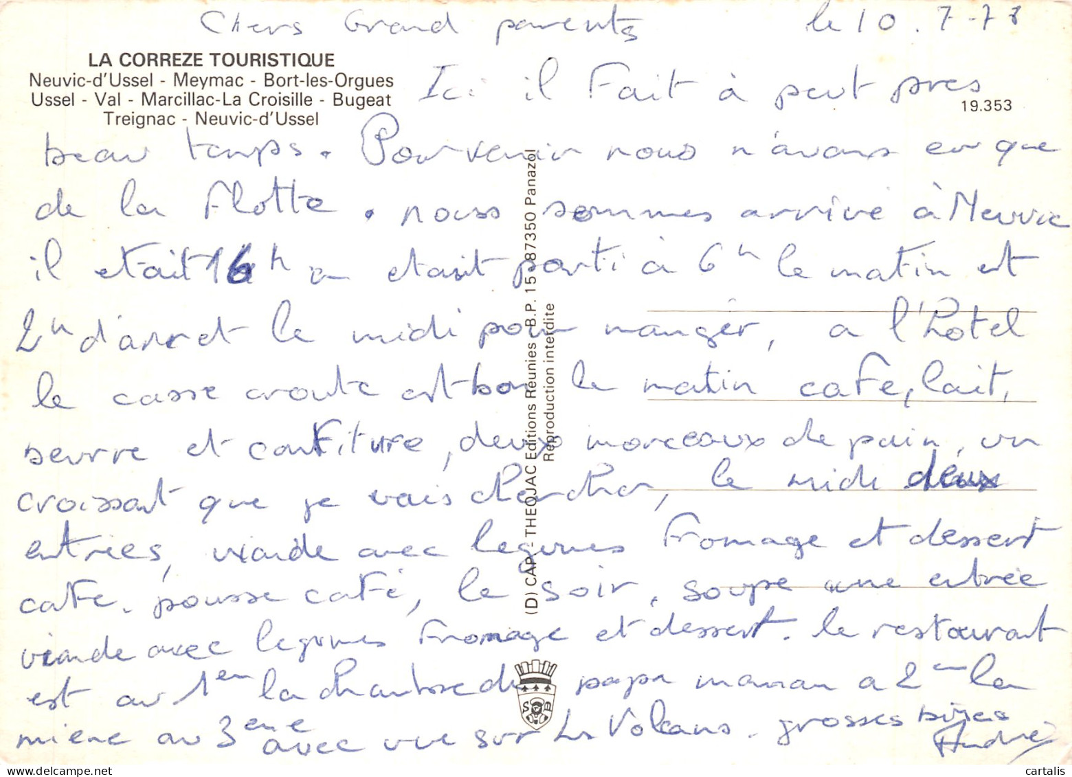 19-CORREZE-N°4198-D/0149 - Other & Unclassified
