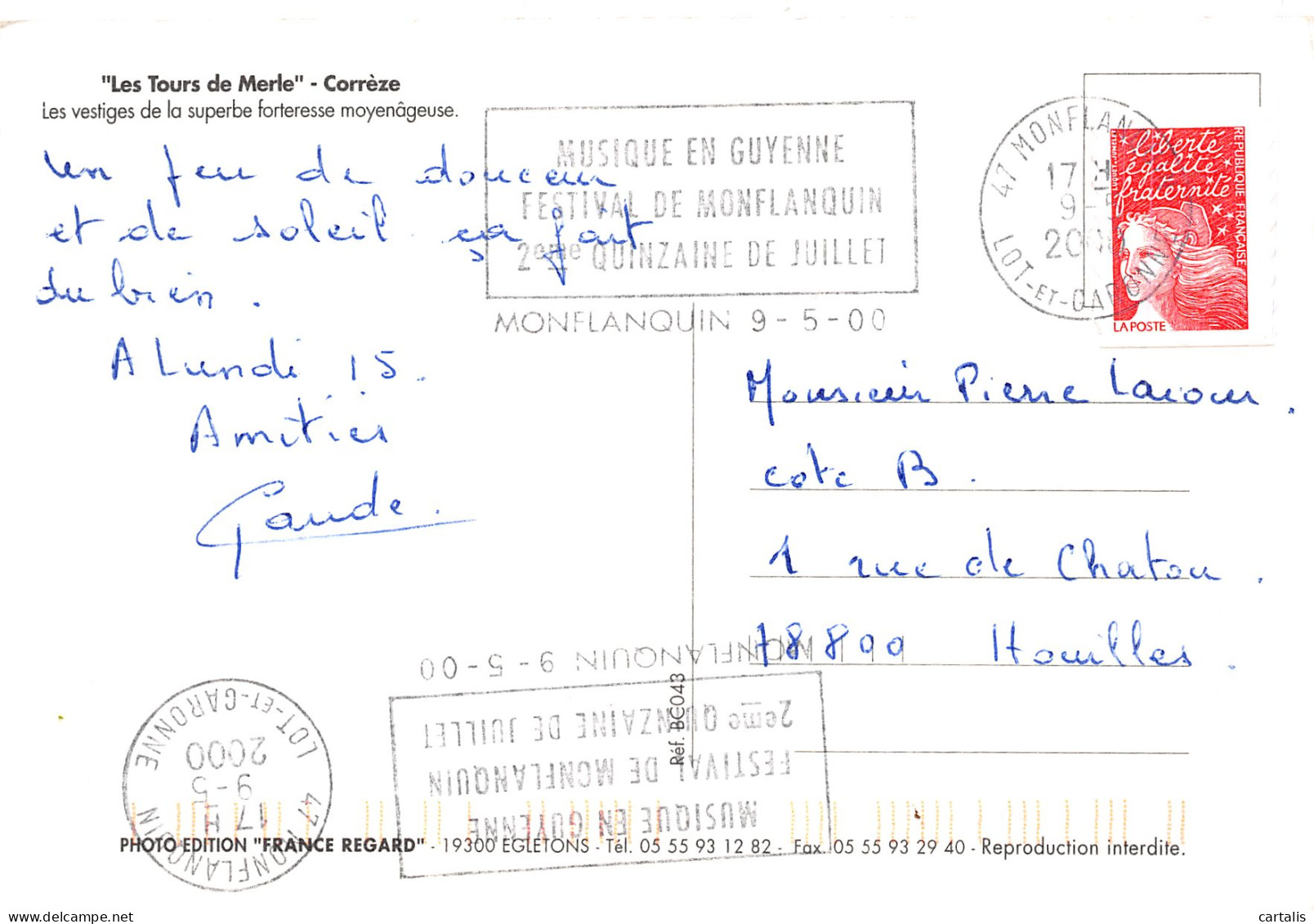 19-CORREZE-N°4198-D/0139 - Other & Unclassified