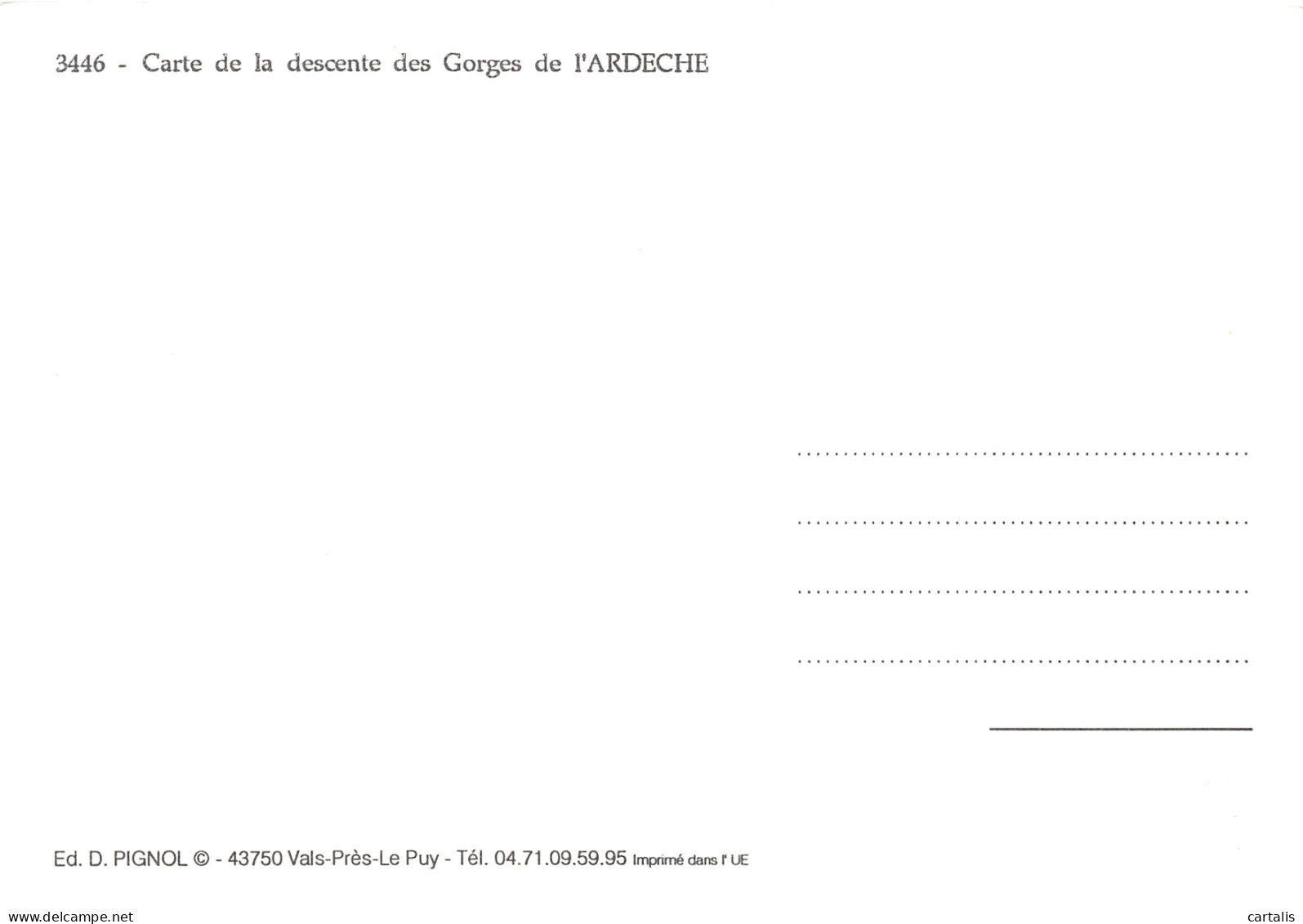 07-GORGES DE L ARDECHE-N°4198-D/0115 - Other & Unclassified