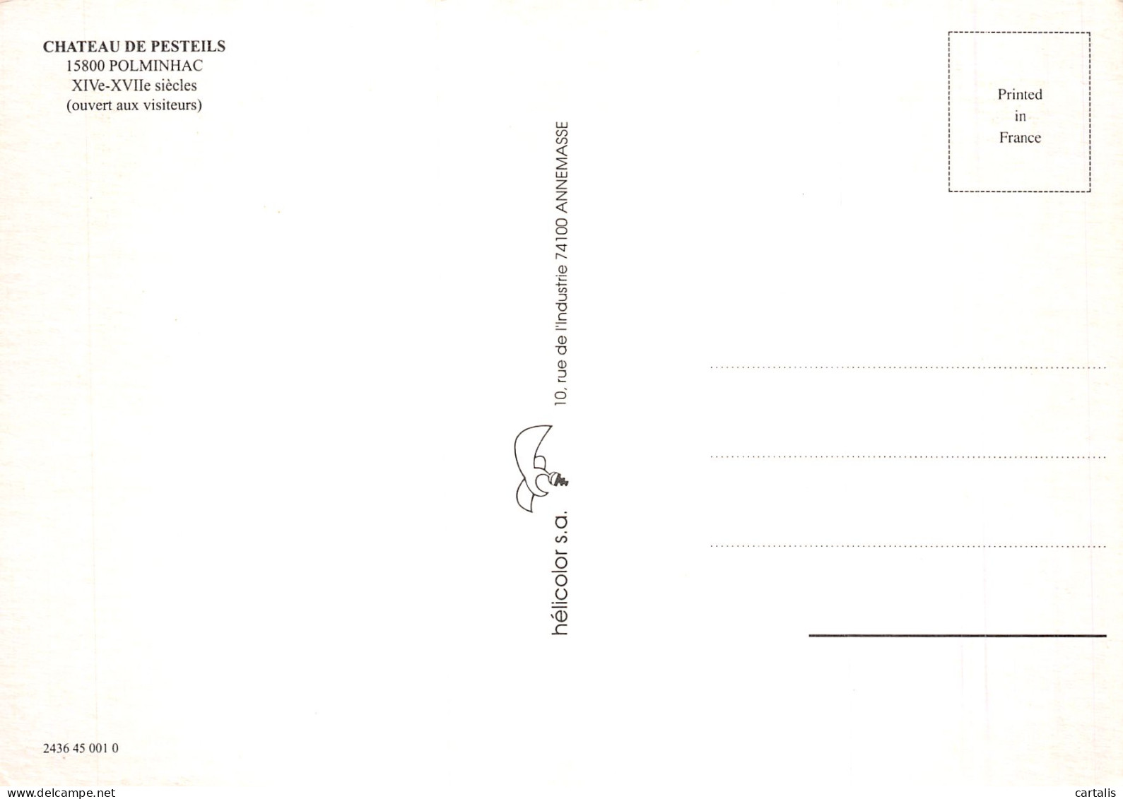 15-POLMINHAC-N°4198-D/0107 - Other & Unclassified