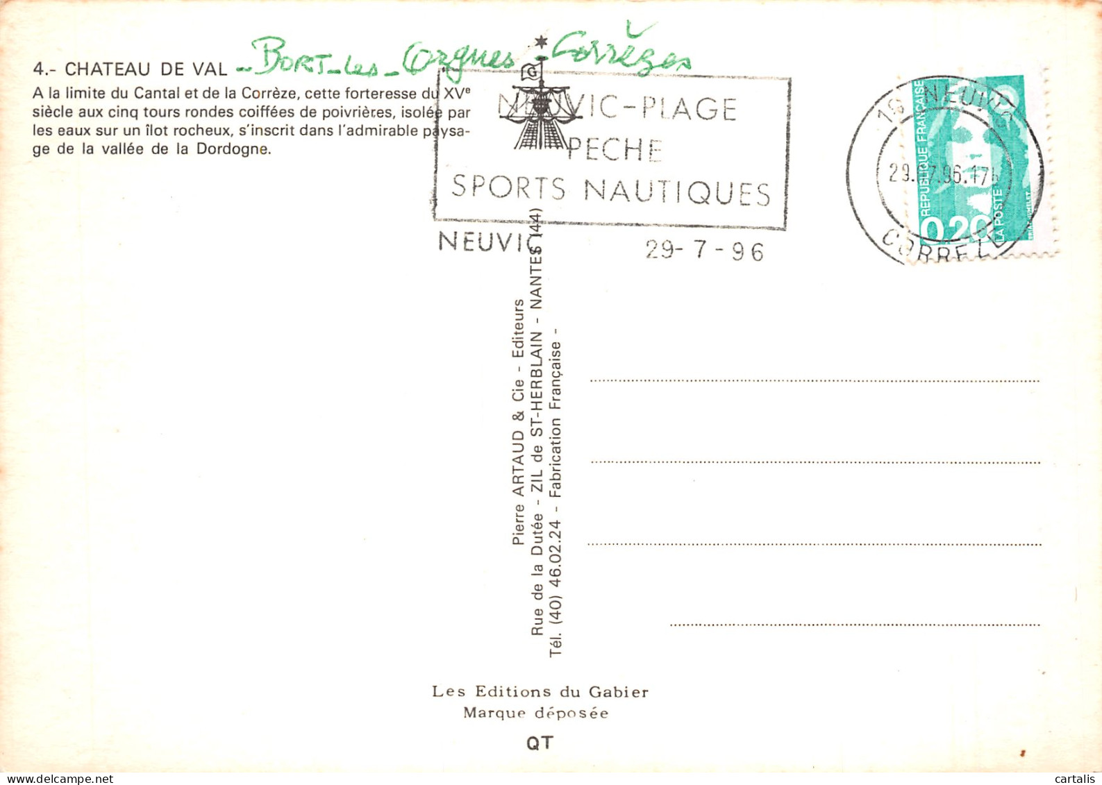 15-LANOBRE-N°4198-D/0033 - Sonstige & Ohne Zuordnung