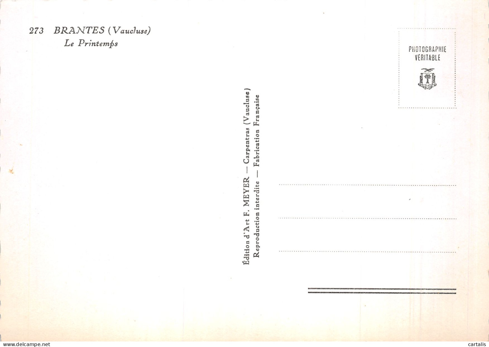 84-BRANTES-N°4198-D/0005 - Altri & Non Classificati