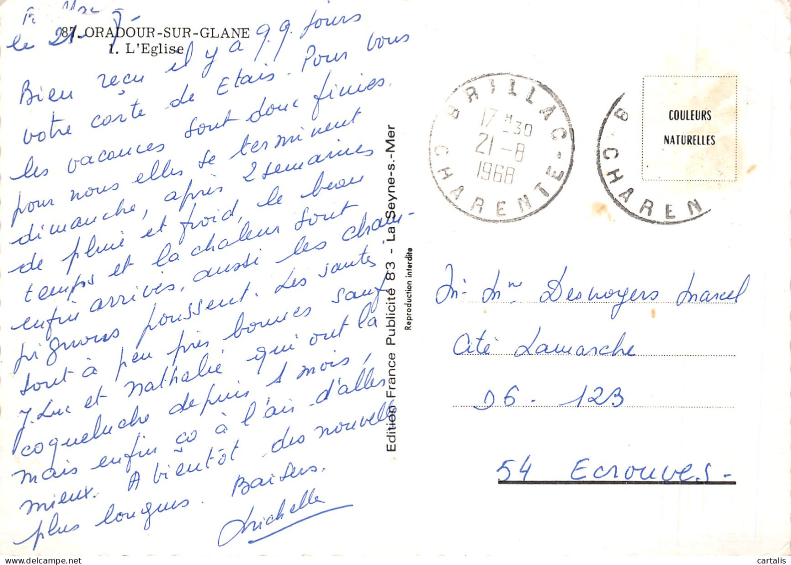 87-ORADOUR SUR GLANE-N°4198-C/0287 - Oradour Sur Glane
