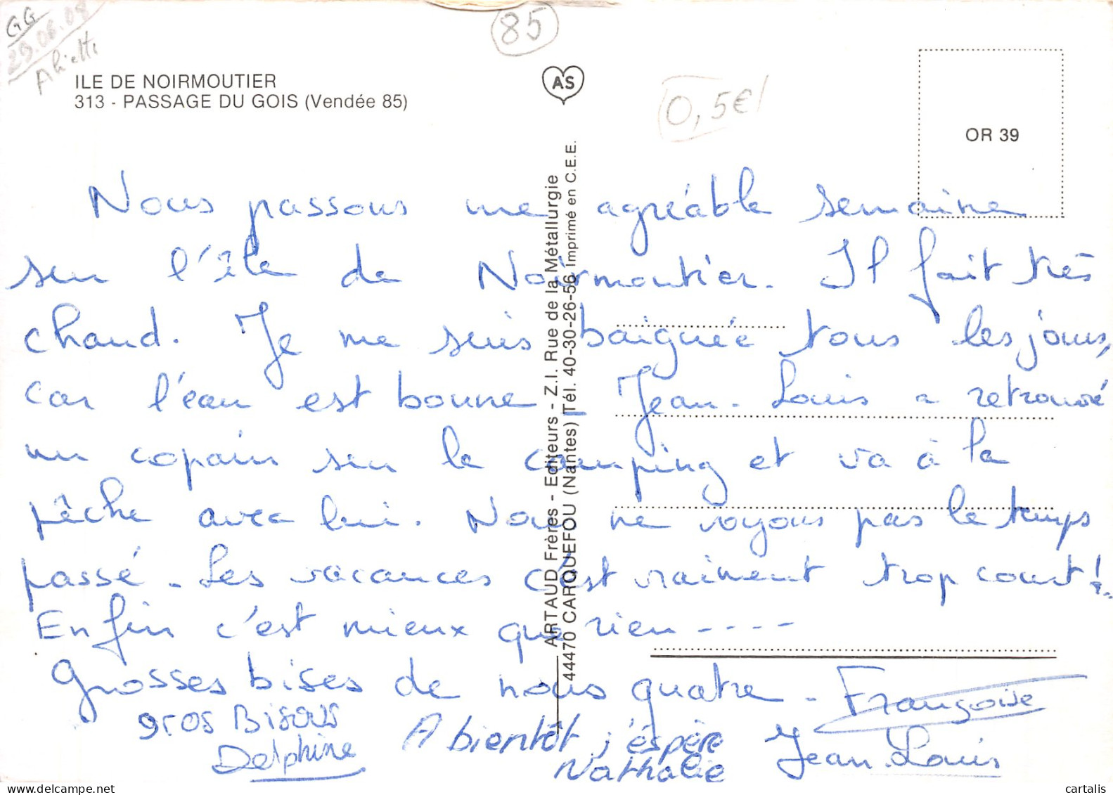 85-PASSAGE DU GOIS-N°4198-C/0257 - Autres & Non Classés