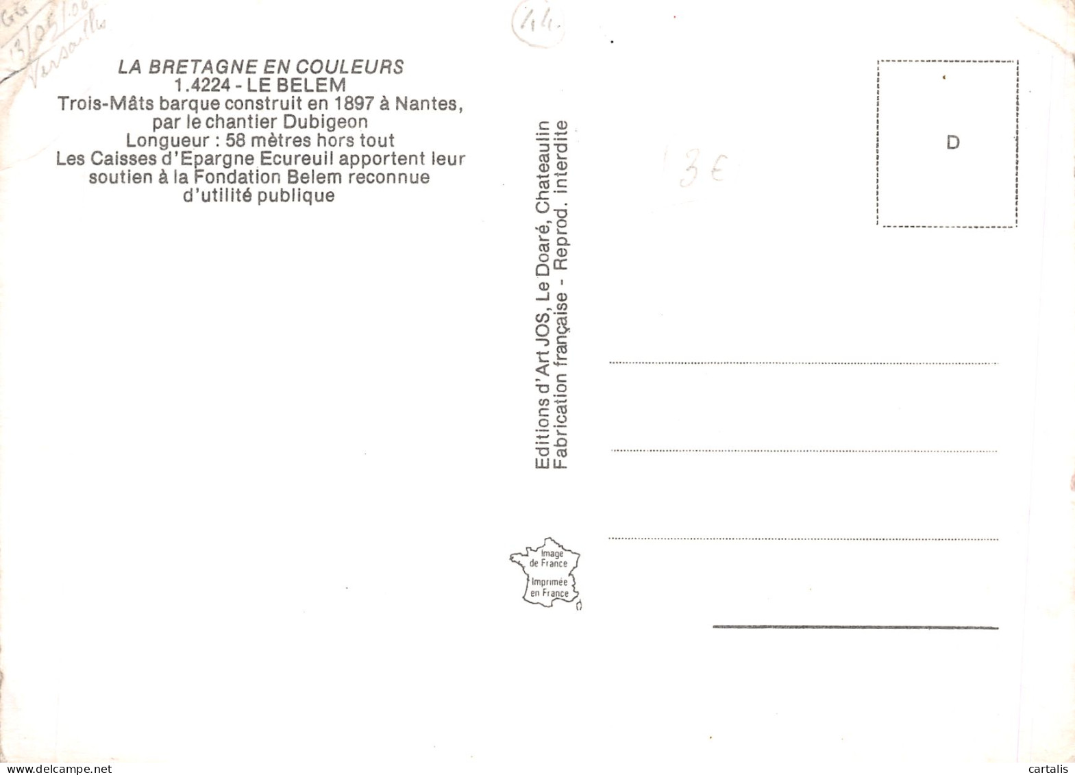 44-LE BELEM-N°4198-C/0229 - Other & Unclassified