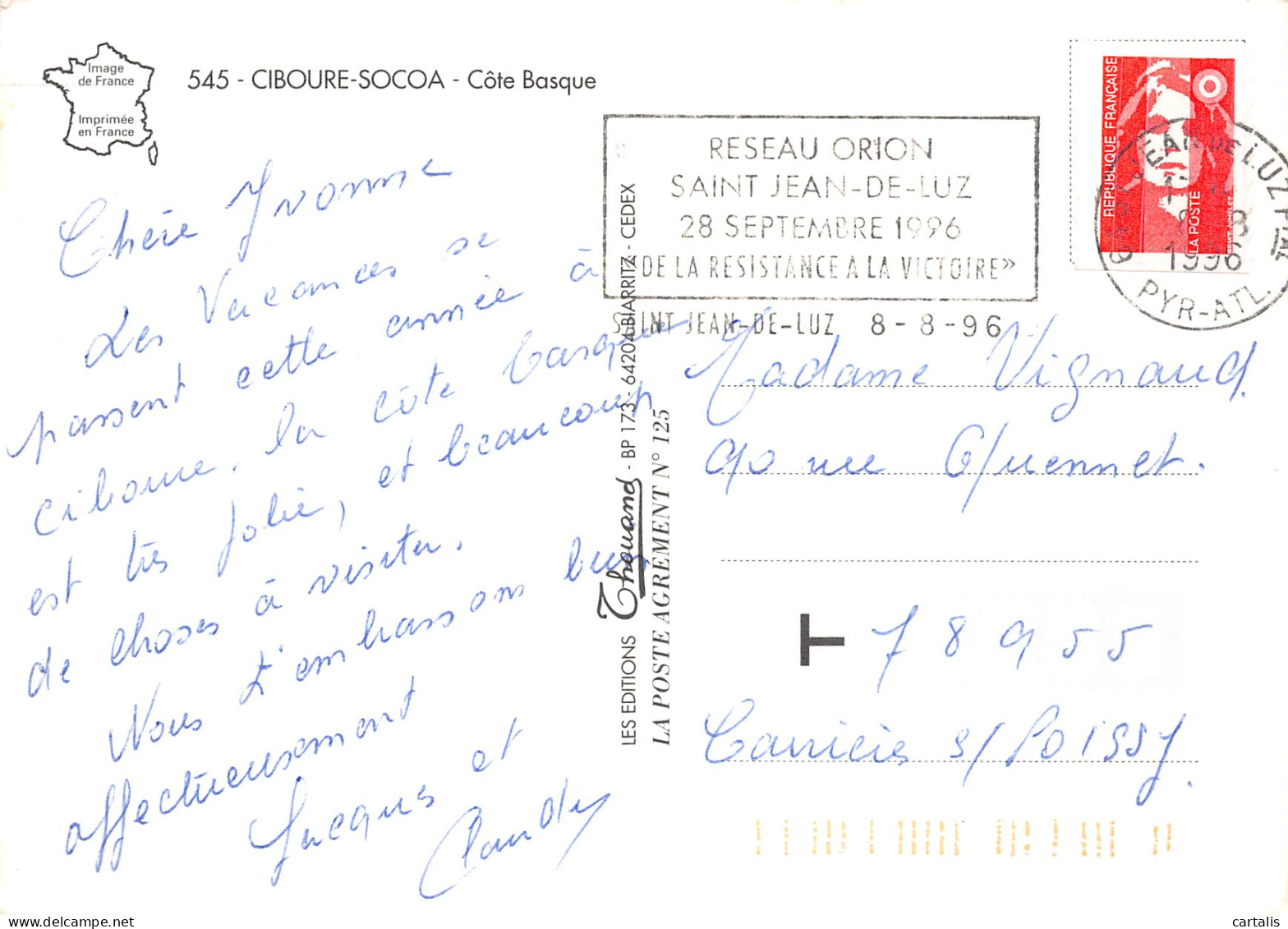 64-CIBOURE-N°4198-C/0235 - Other & Unclassified