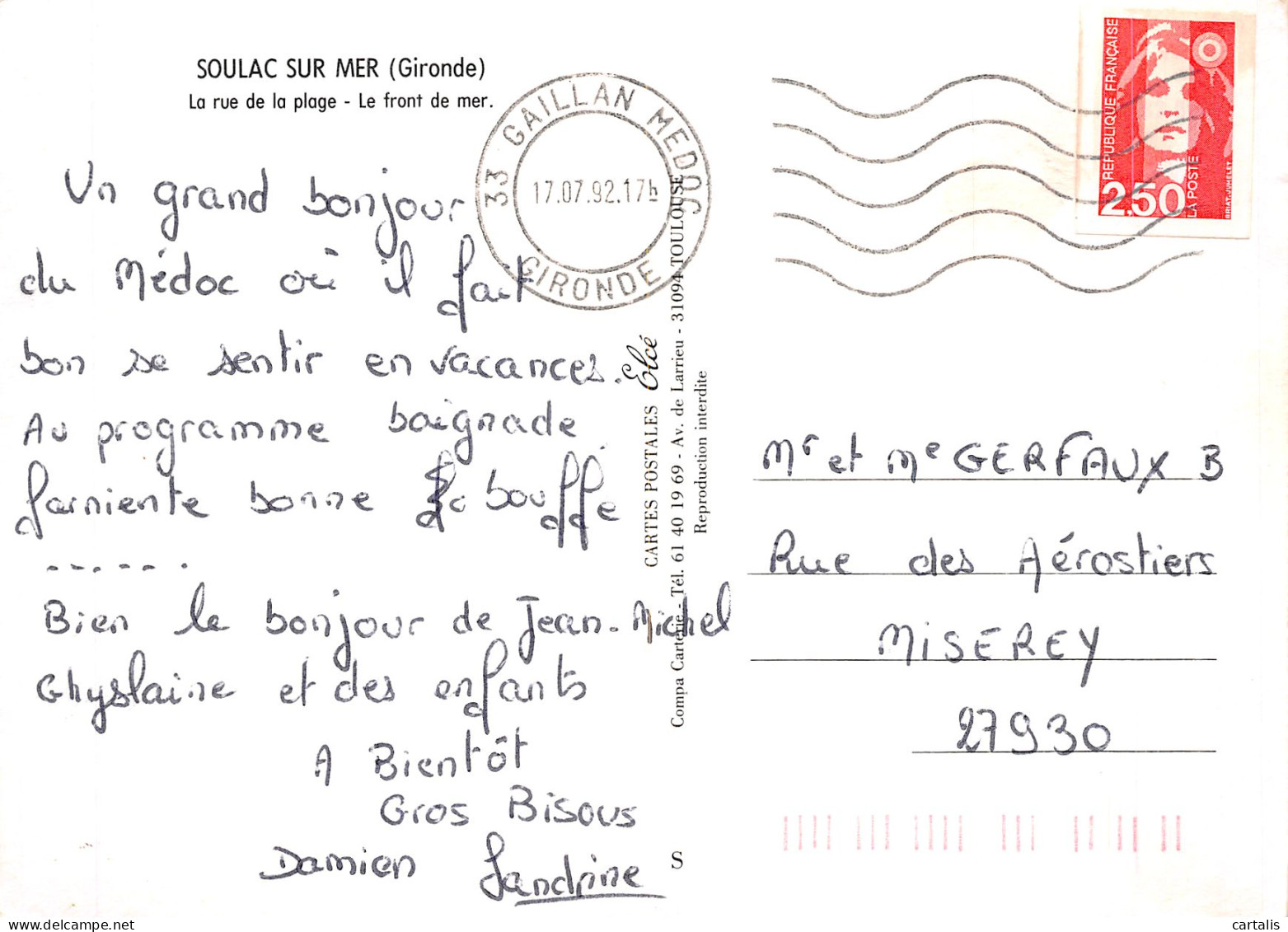 33-SOULAC SUR MER-N°4198-C/0201 - Soulac-sur-Mer