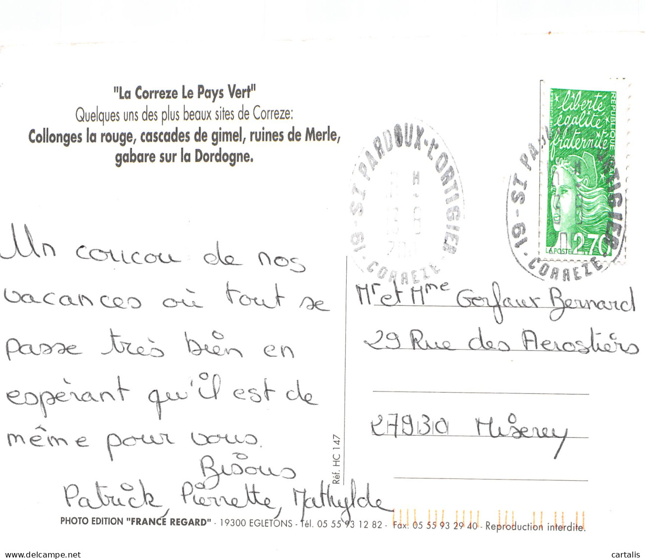 19-LA CORREZE-N°4198-C/0191 - Other & Unclassified