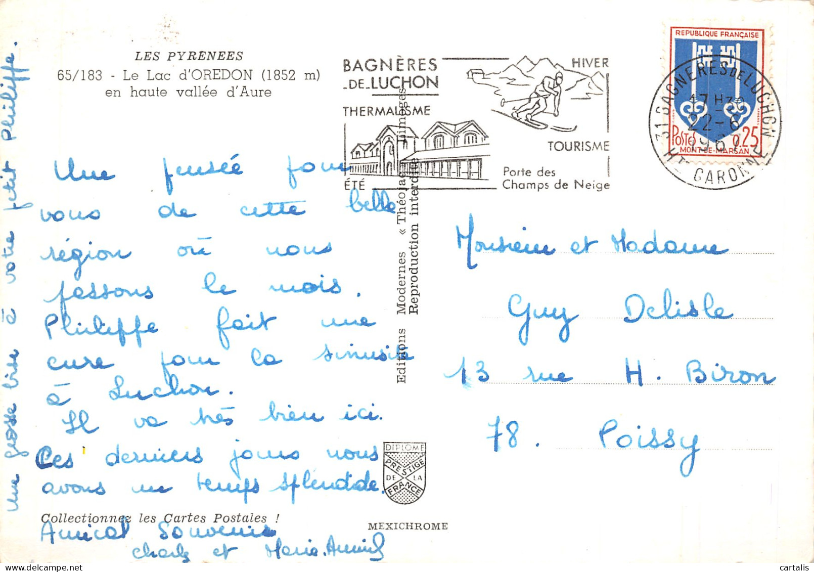 65-LAC D OREDON-N°4198-C/0123 - Autres & Non Classés