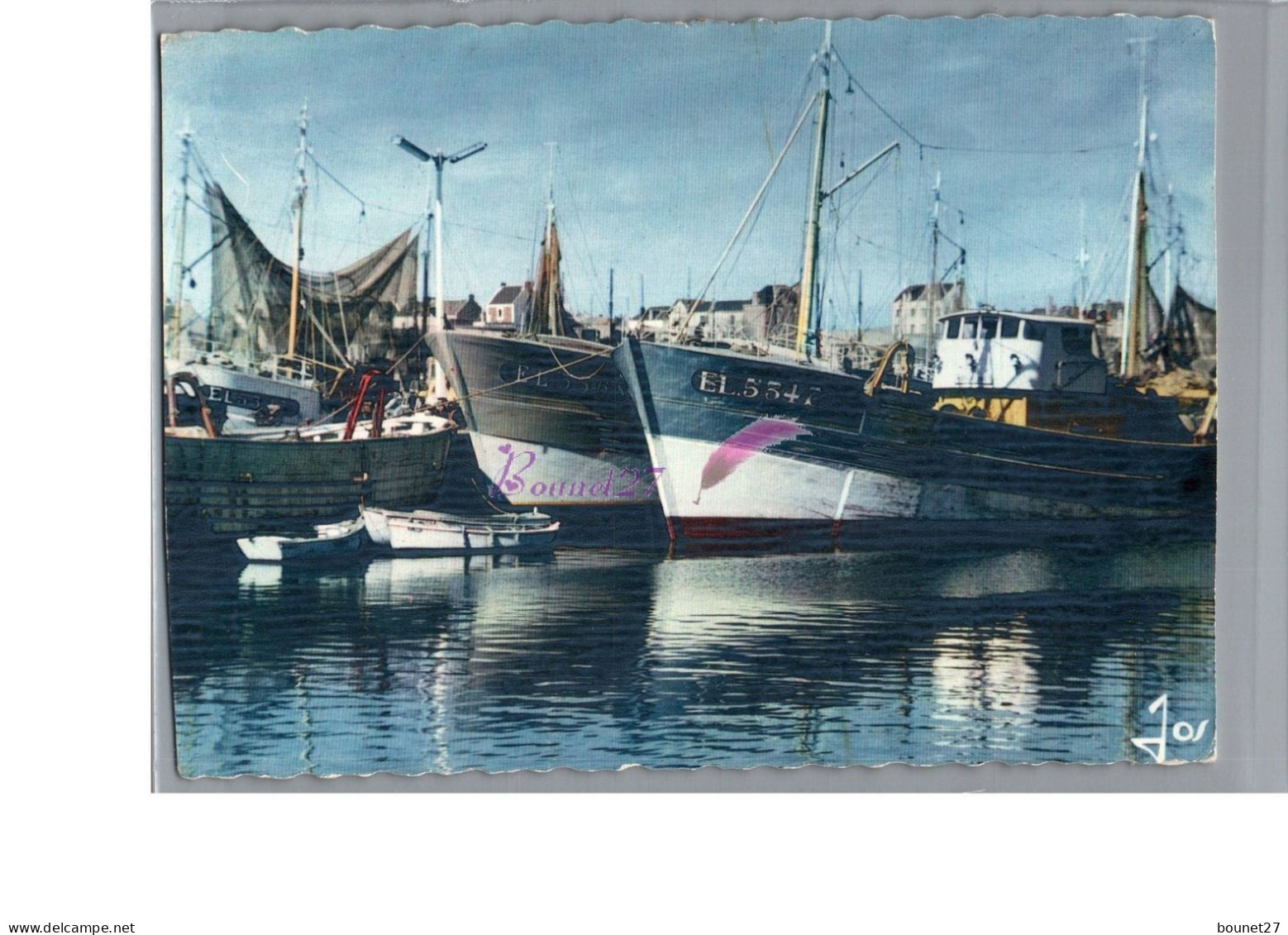 ETEL 56 - Bateaux Dans Le Port Pêche Filet 1961 - Etel