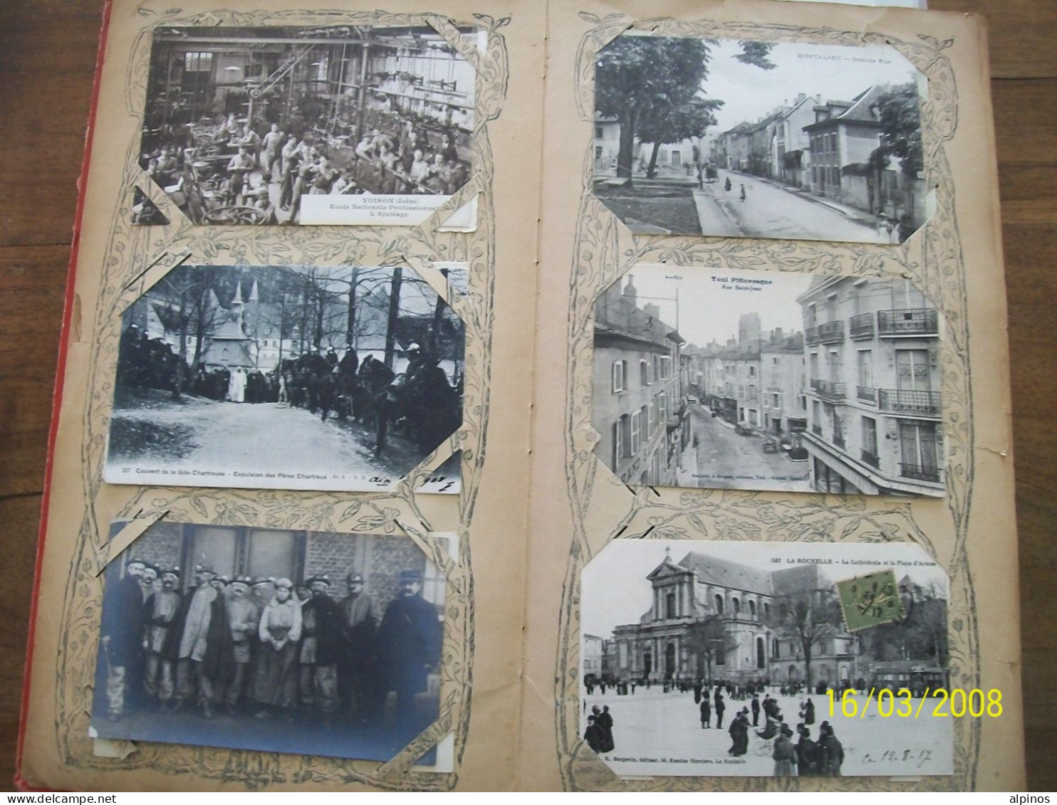 album de cartes postales anciennes