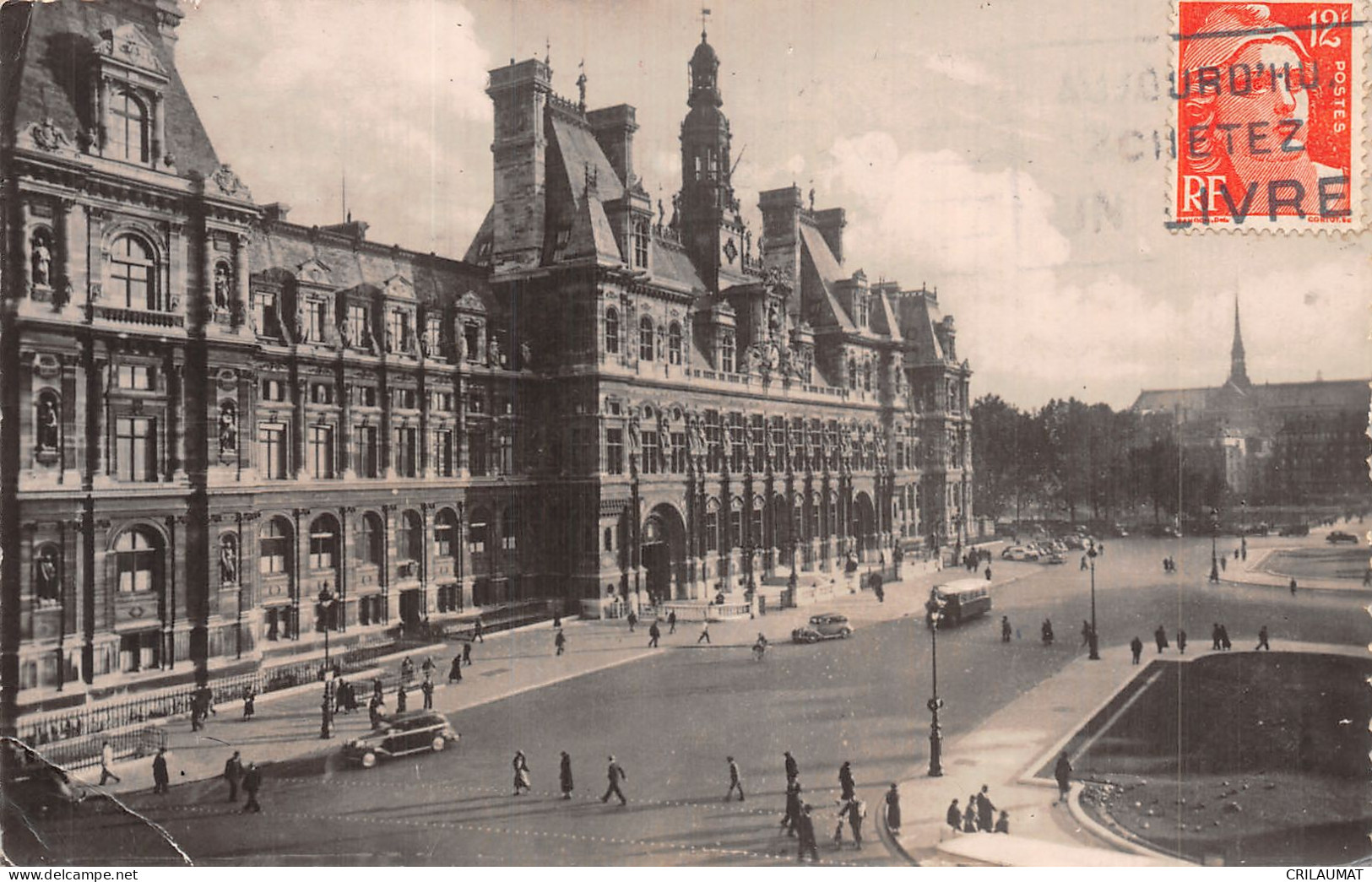 75-PARIS HOTEL DE VILLE-N°5145-A/0379 - Other & Unclassified