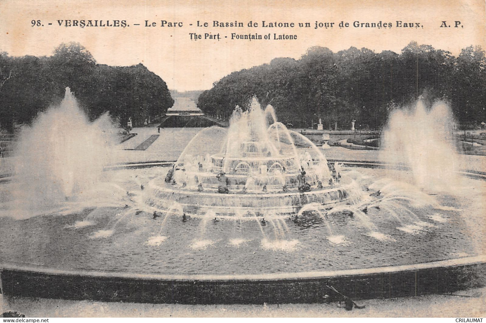 78-VERSAILLES LE PARC-N°5145-A/0279 - Versailles (Schloß)