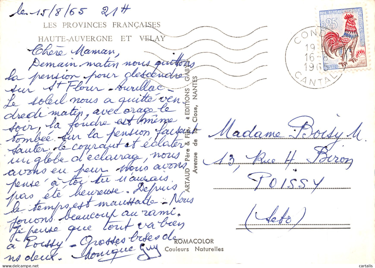 15-HAUTE AUVERGNE ET LE VELAY-N°4199-B/0295 - Sonstige & Ohne Zuordnung