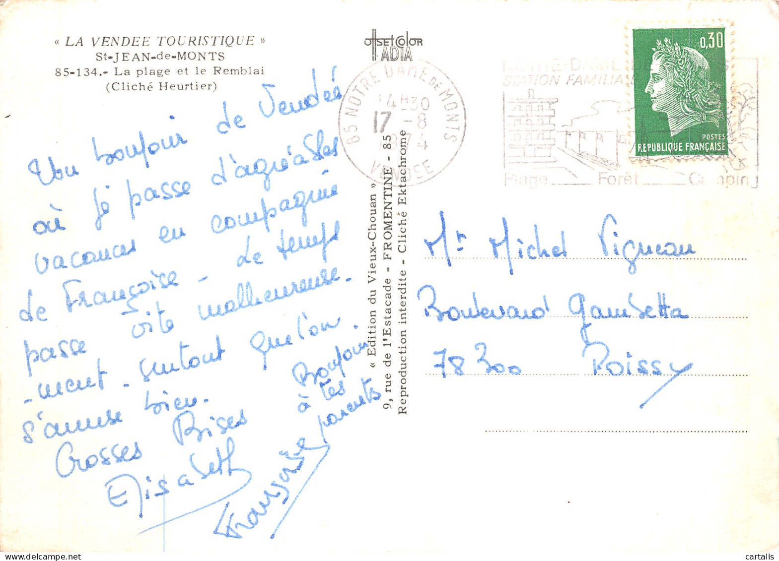 85-SAINT JEAN DE MONTS-N°4199-B/0273 - Saint Jean De Monts