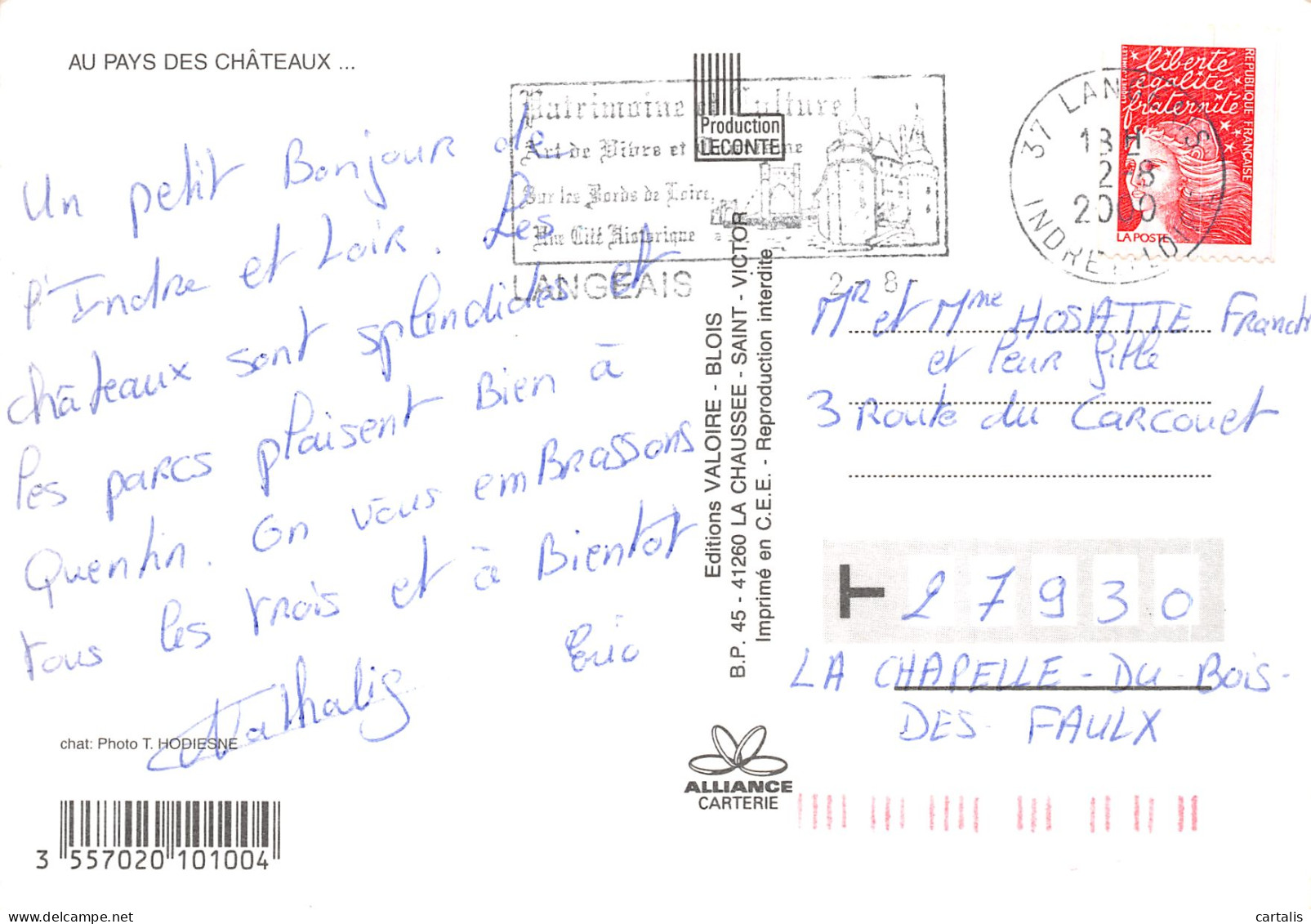 37-CHATEAUX DE LA LOIRE-N°4199-B/0219 - Other & Unclassified