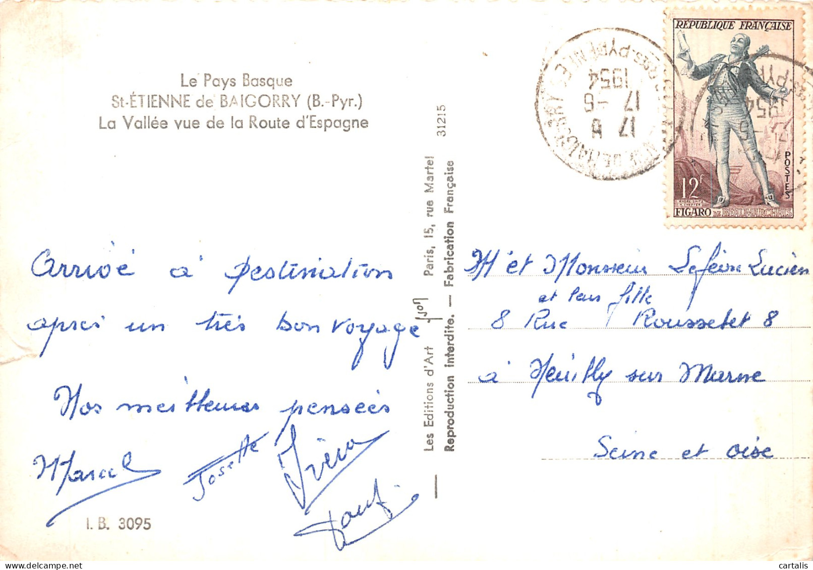 64-SAINT ETIENNE DE BAIGORRY-N°4199-A/0365 - Saint Etienne De Baigorry