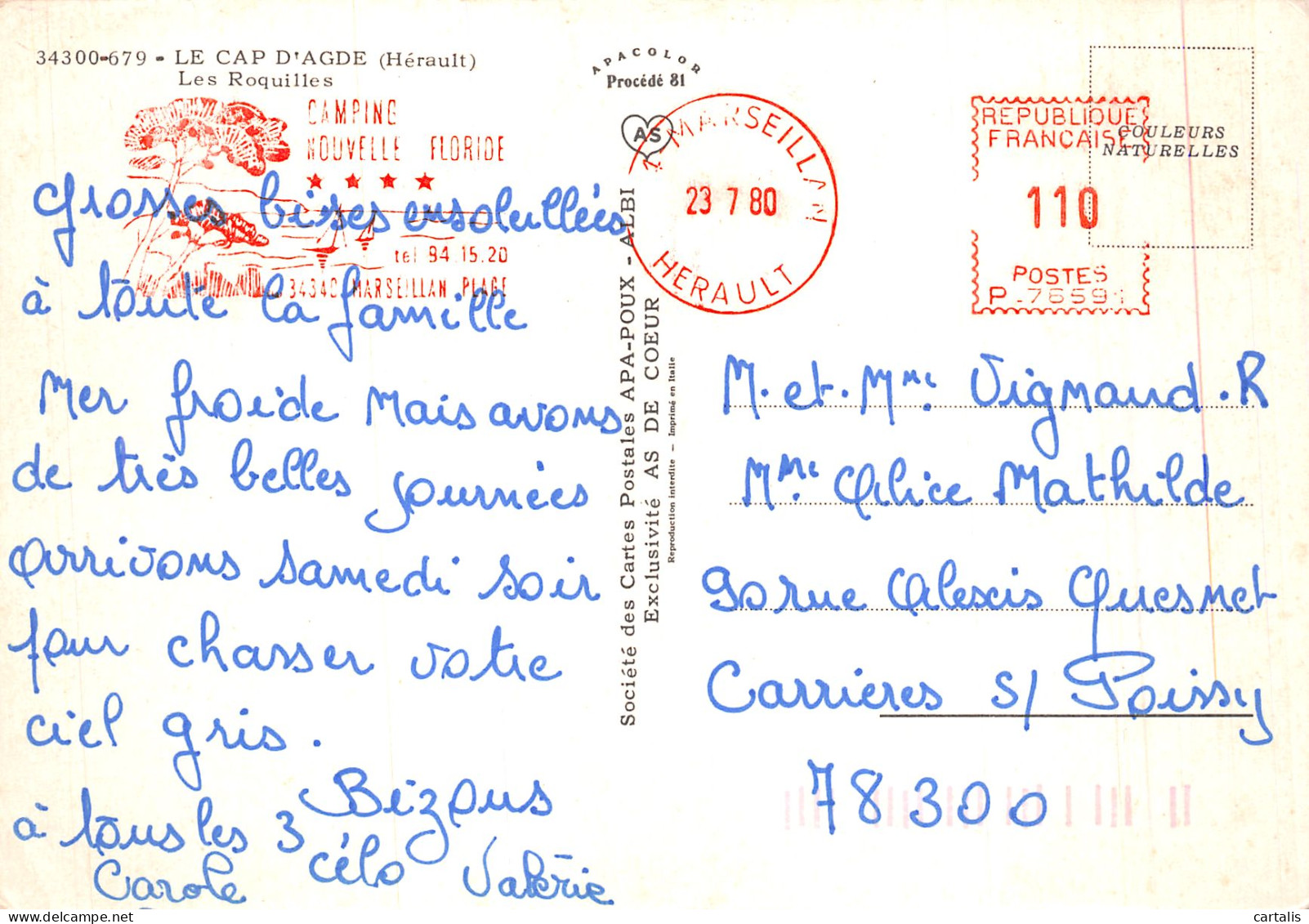 34-CAP D AGDE-N°4199-A/0209 - Other & Unclassified