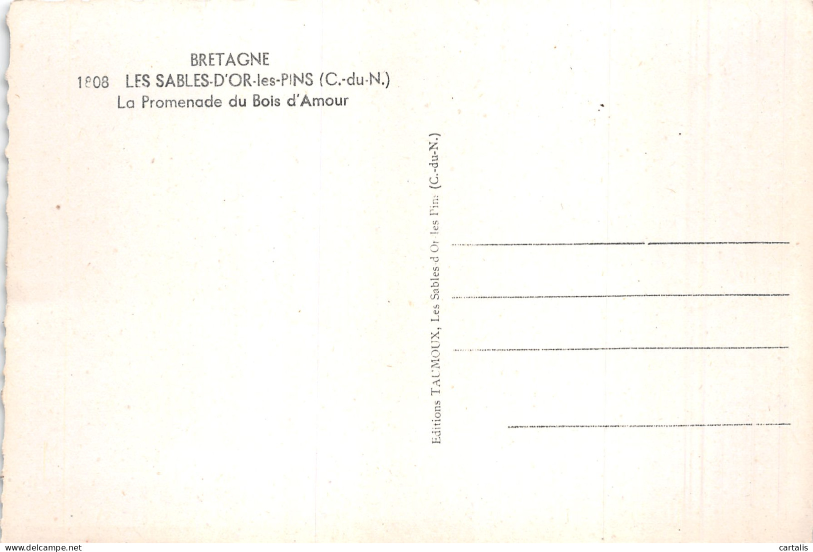 22-SABLES D OR LES PINS-N°4199-A/0167 - Sonstige & Ohne Zuordnung