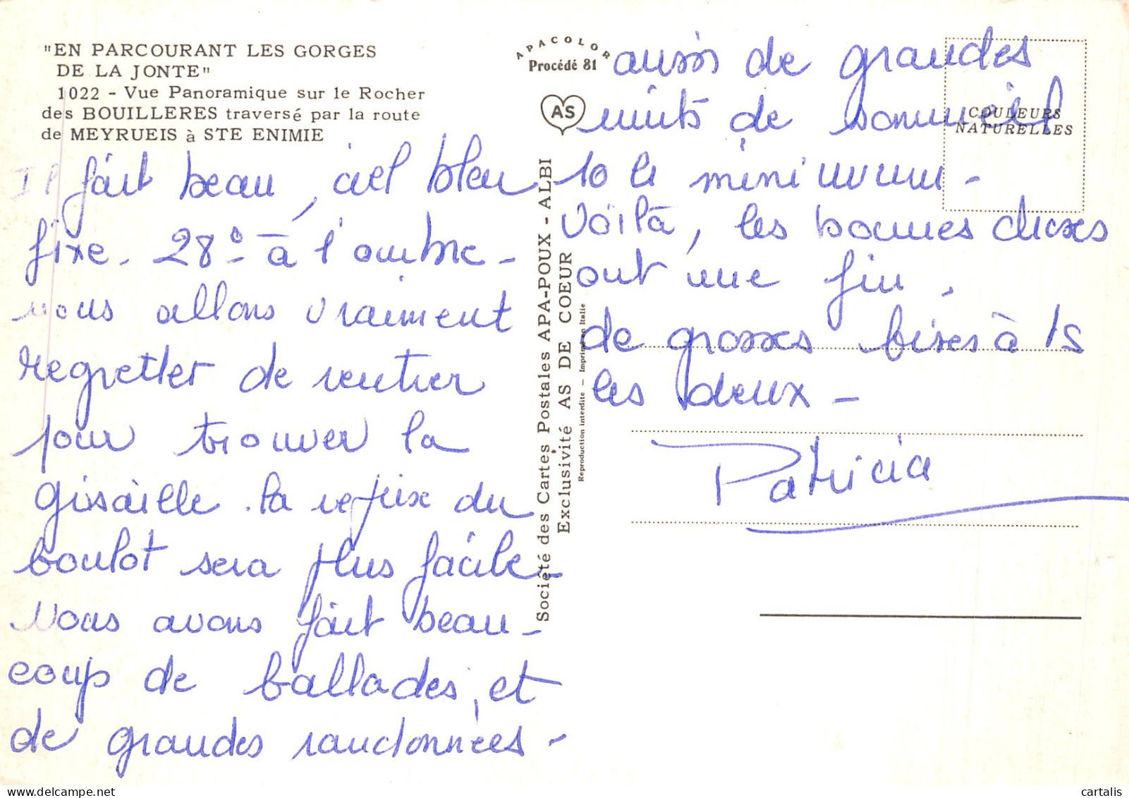 48-GORGES DE LA JONTE-N°4199-A/0169 - Andere & Zonder Classificatie