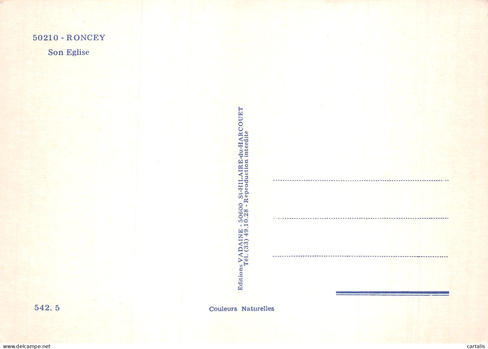 50-RONCERY-N°4199-A/0119 - Sonstige & Ohne Zuordnung