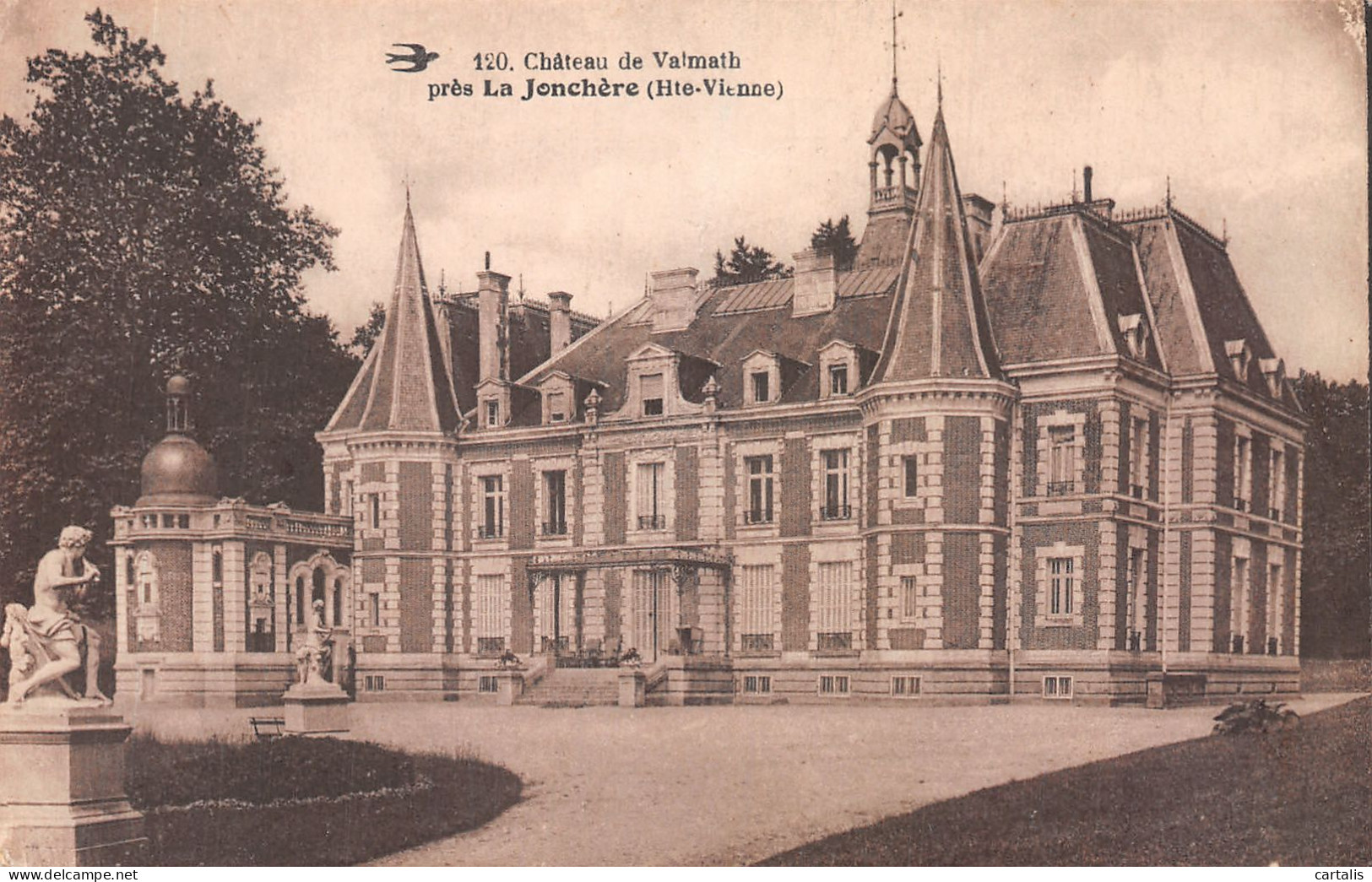 87-SAINT LAURENT LES EGLISES CHATEAU DE VALMATH-N°4198-E/0383 - Autres & Non Classés