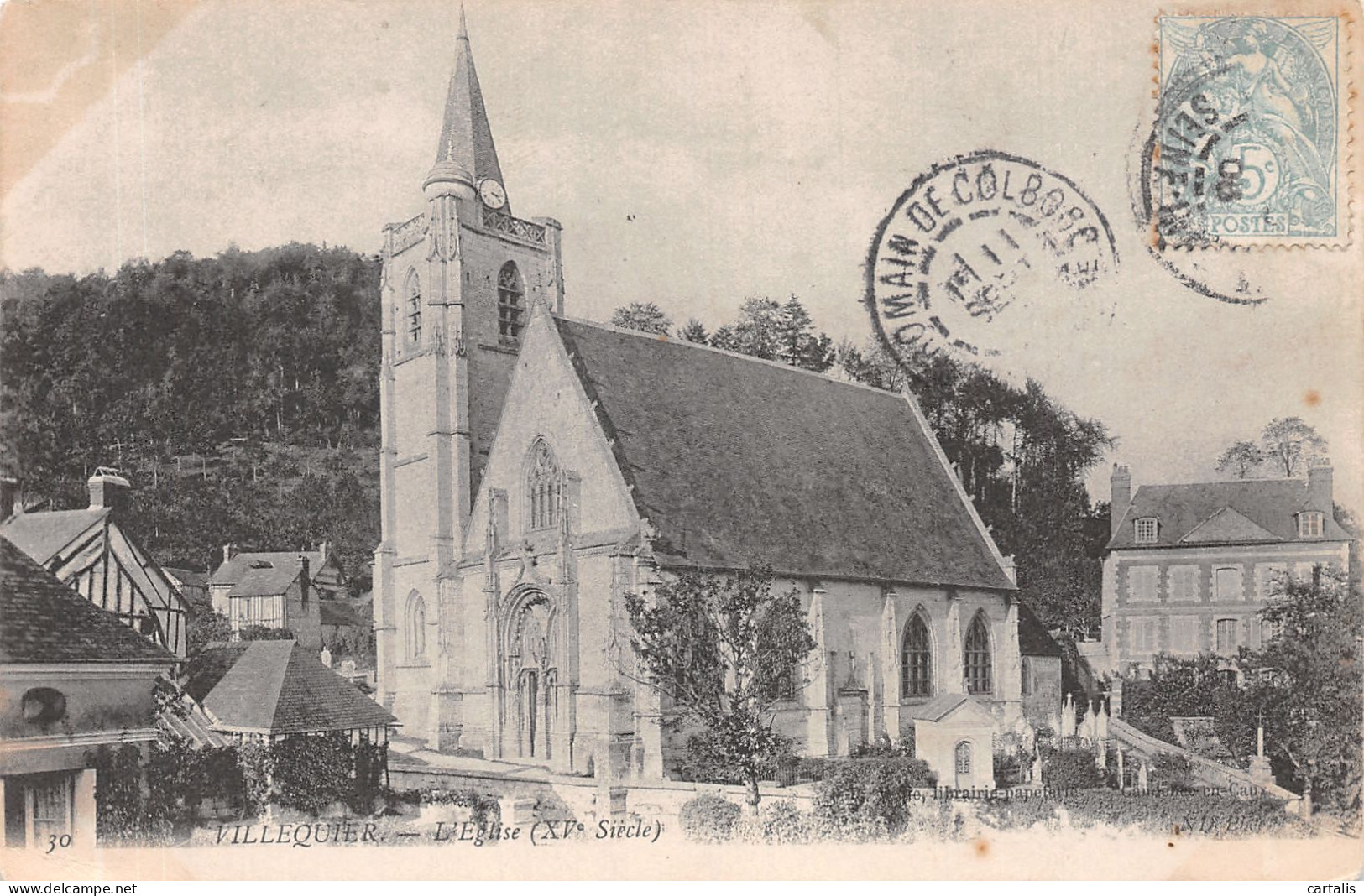 76-VILLEQUIER-N°4198-E/0309 - Villequier