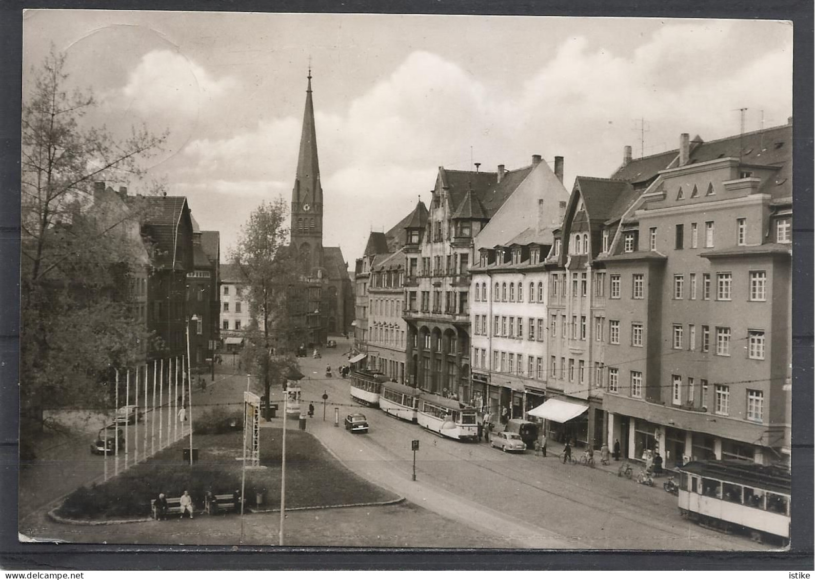 Germany, Lepzig-Lindenau, Wilhelm Liebknecht Platz, '60s. - Leipzig