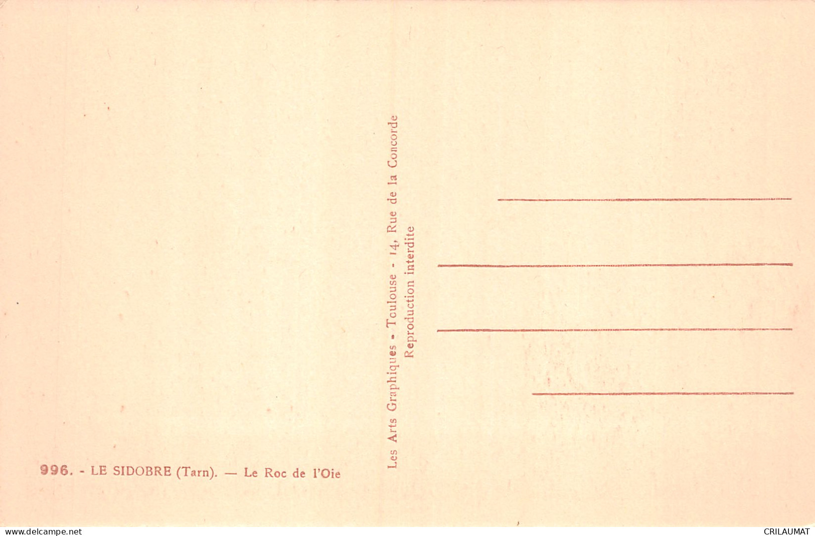 81-LE SIDOBRE-N°5145-F/0281 - Sonstige & Ohne Zuordnung