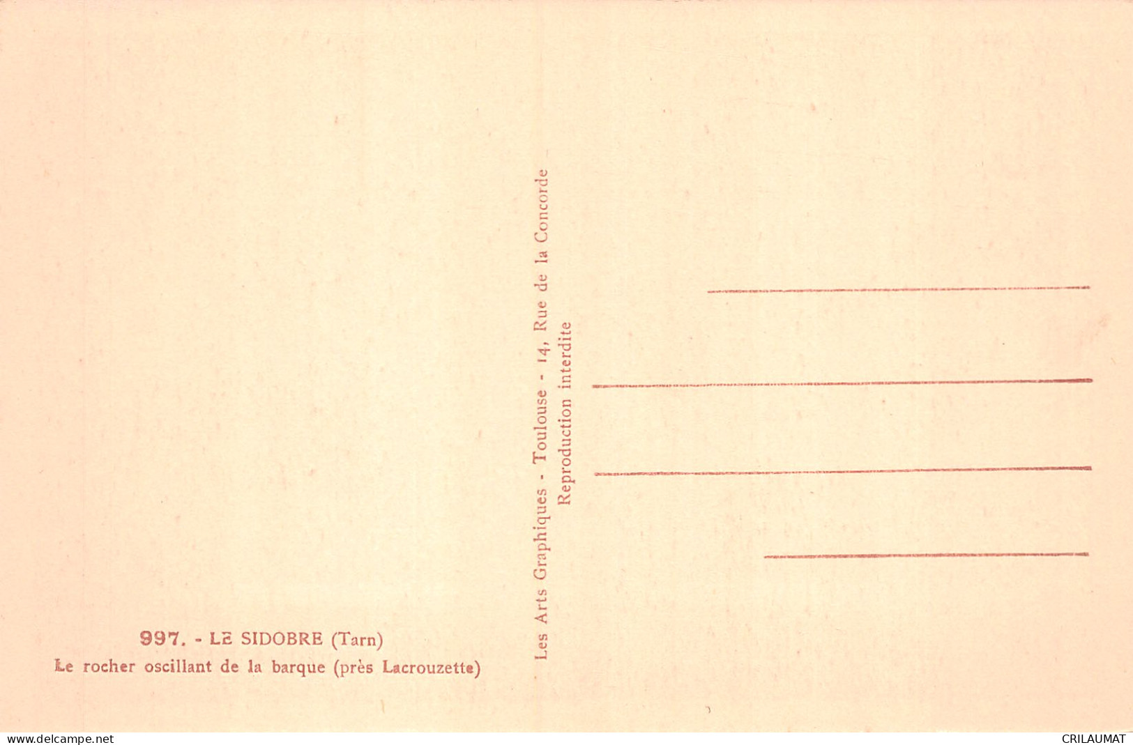 81-LE SIDOBRE-N°5145-F/0279 - Sonstige & Ohne Zuordnung