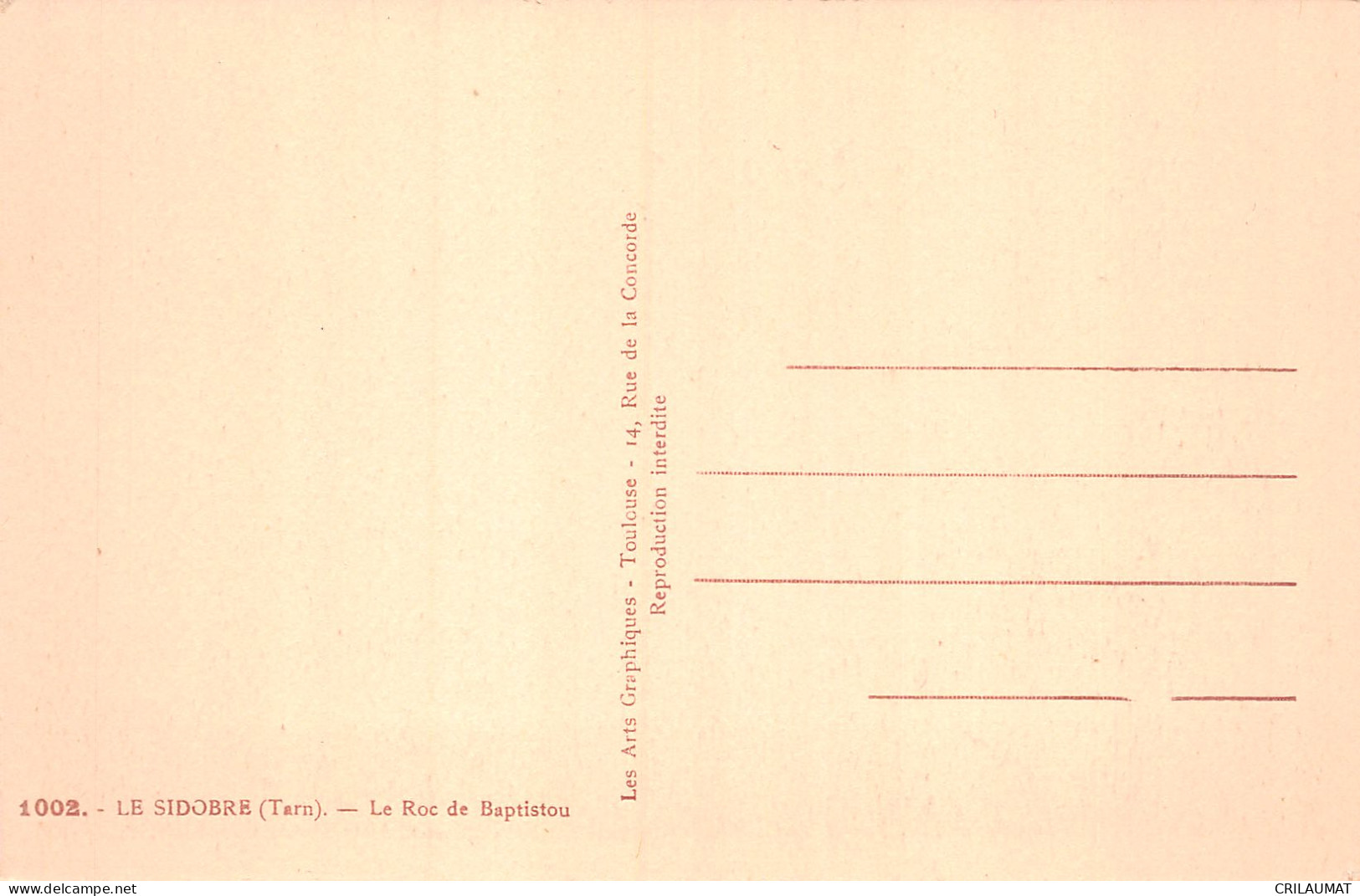 81-LE SIDOBRE-N°5145-F/0273 - Altri & Non Classificati