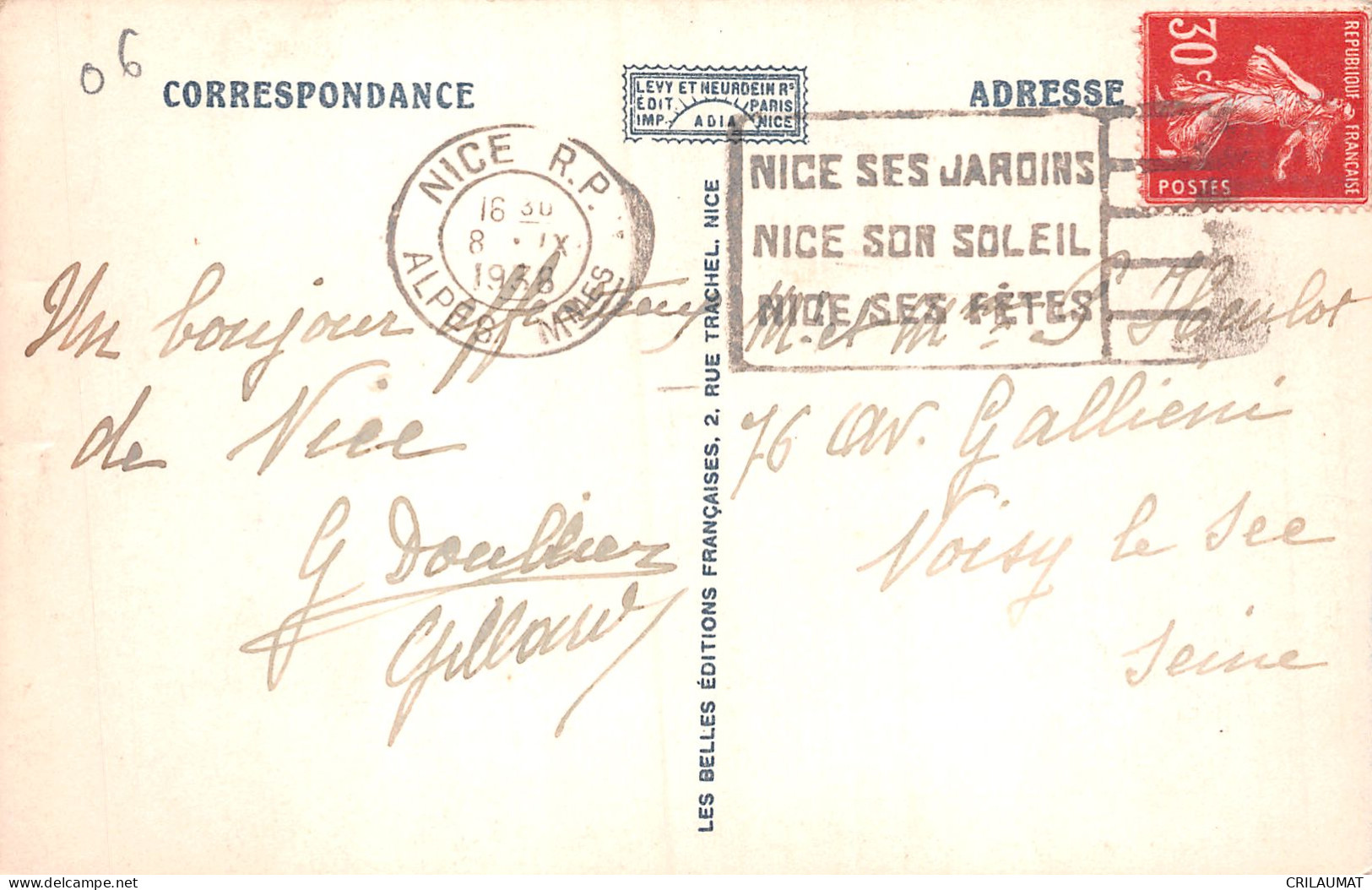 06-NICE-N°5145-F/0189 - Andere & Zonder Classificatie