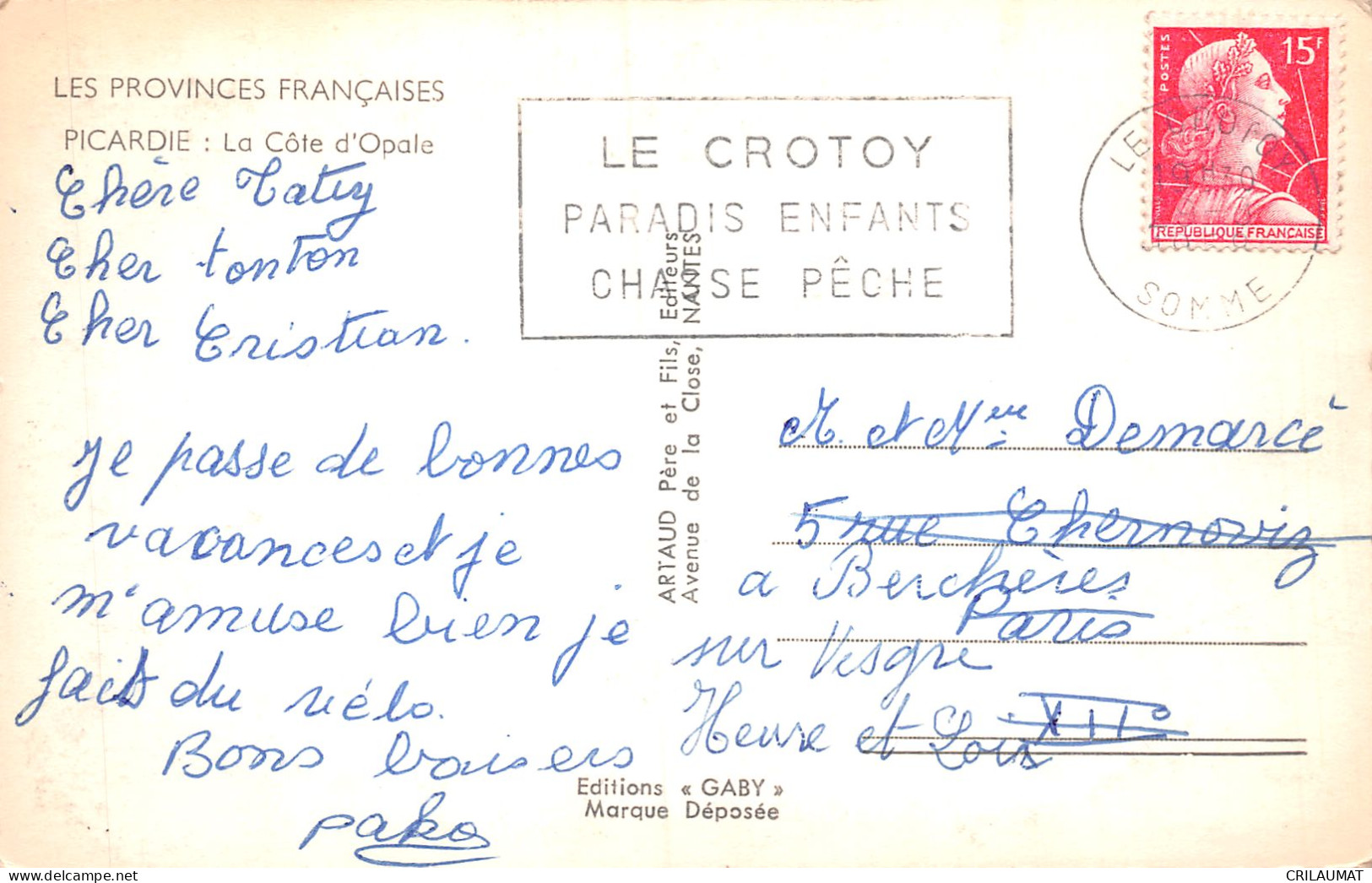 80-COTE D OPALE-N°5145-E/0043 - Other & Unclassified