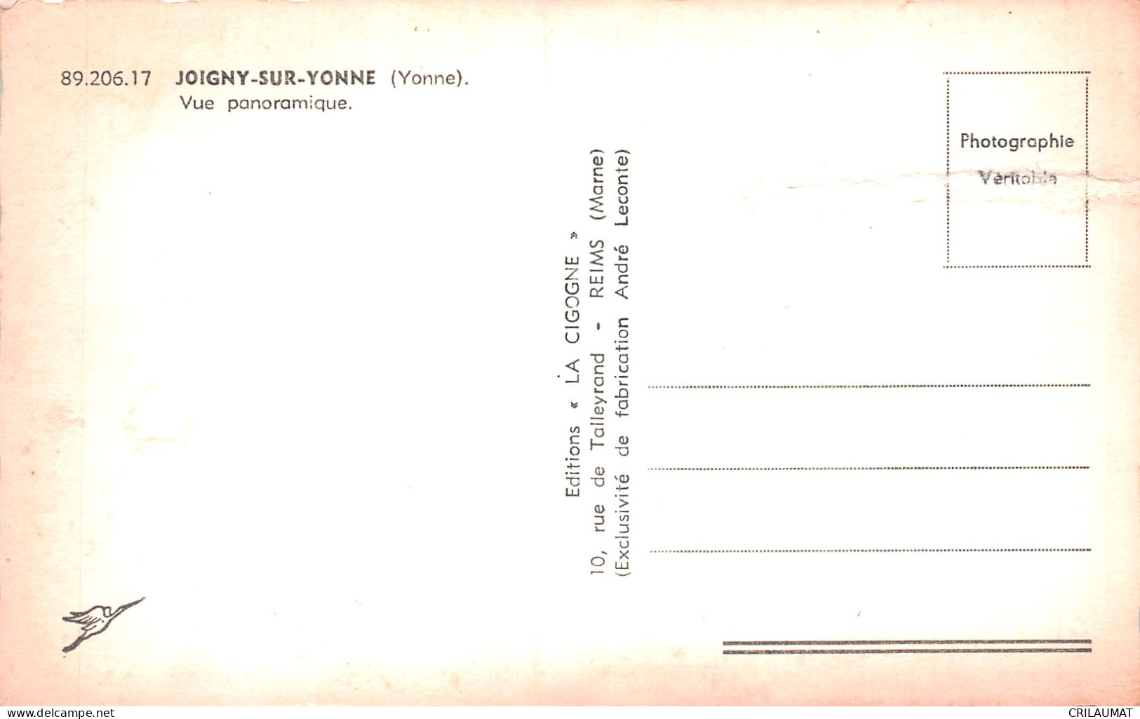 89-JOIGNY SUR YONNE-N°5145-D/0395 - Joigny