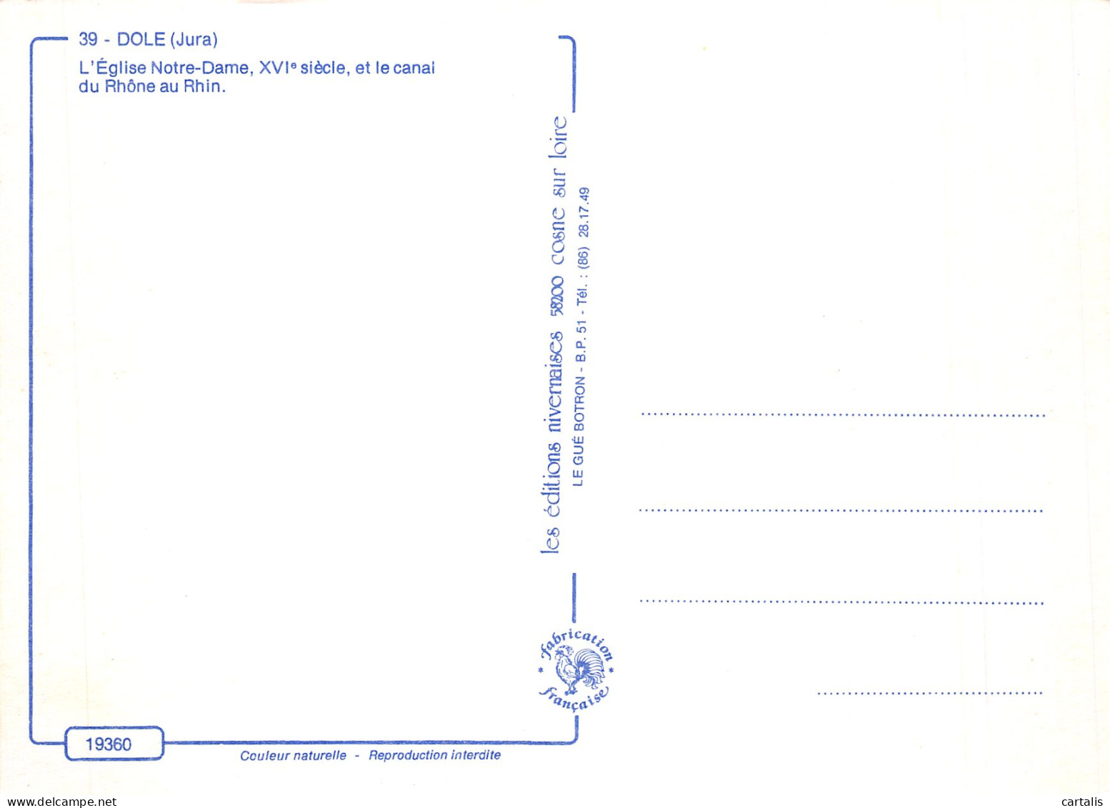 39-DOLE-N°4199-D/0367 - Dole