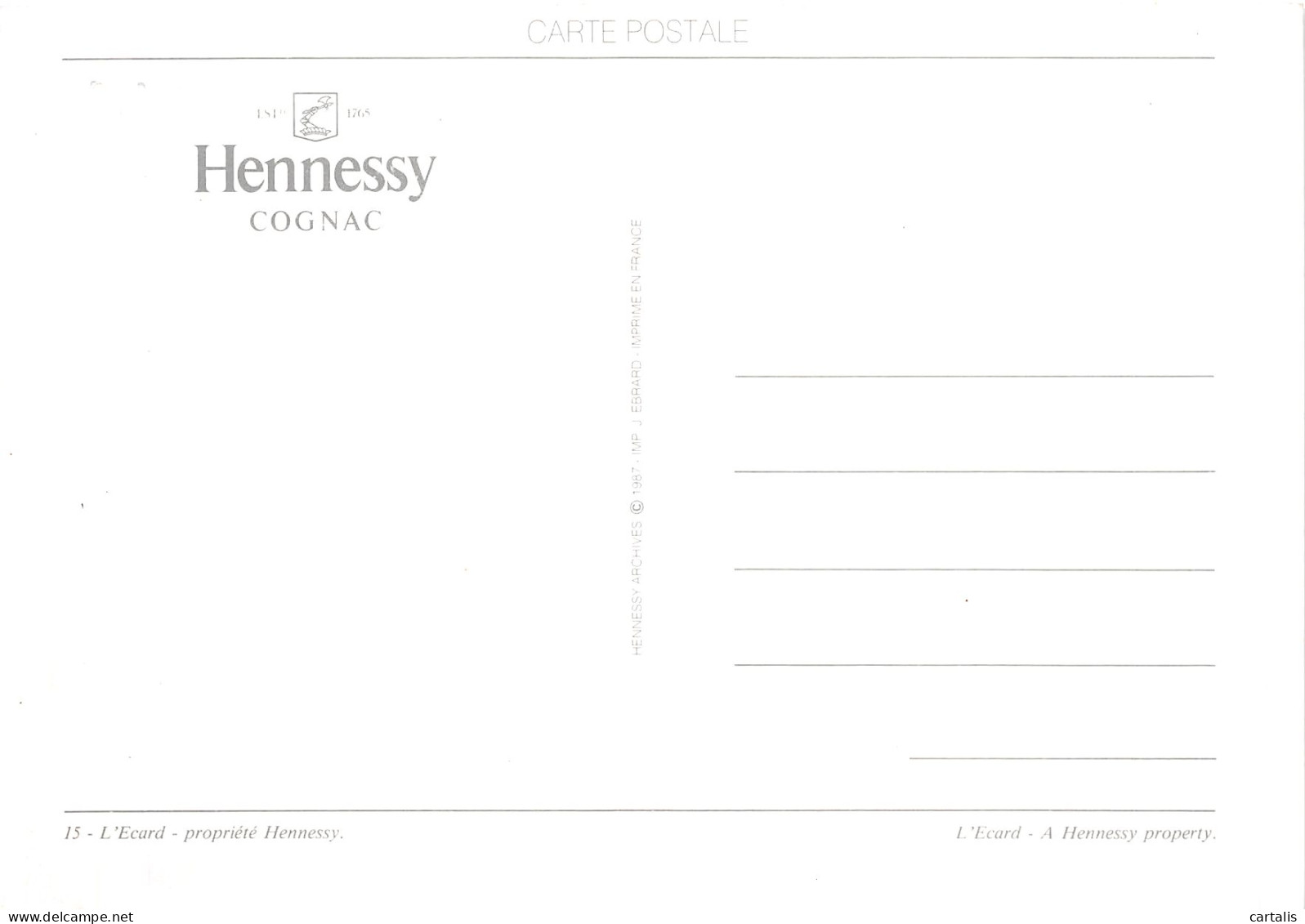 16-COGNAC HENNESY-N°4199-D/0055 - Cognac