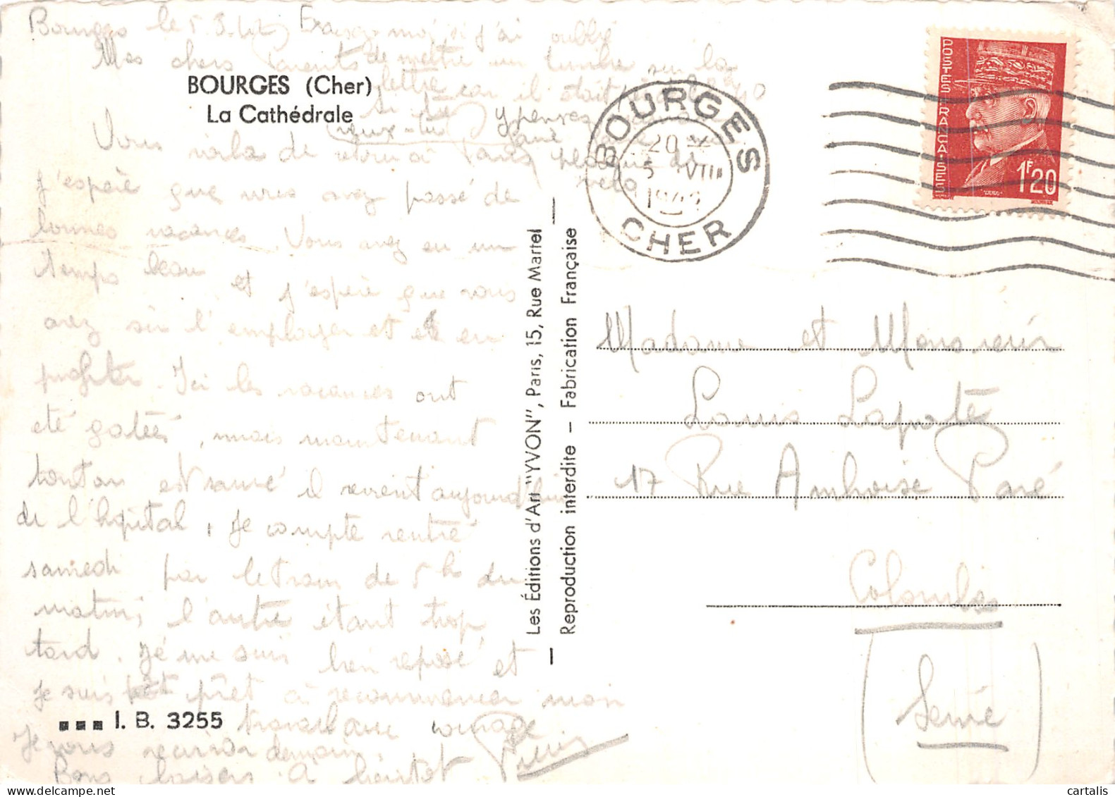 18-BOURGES-N°4199-C/0371 - Bourges