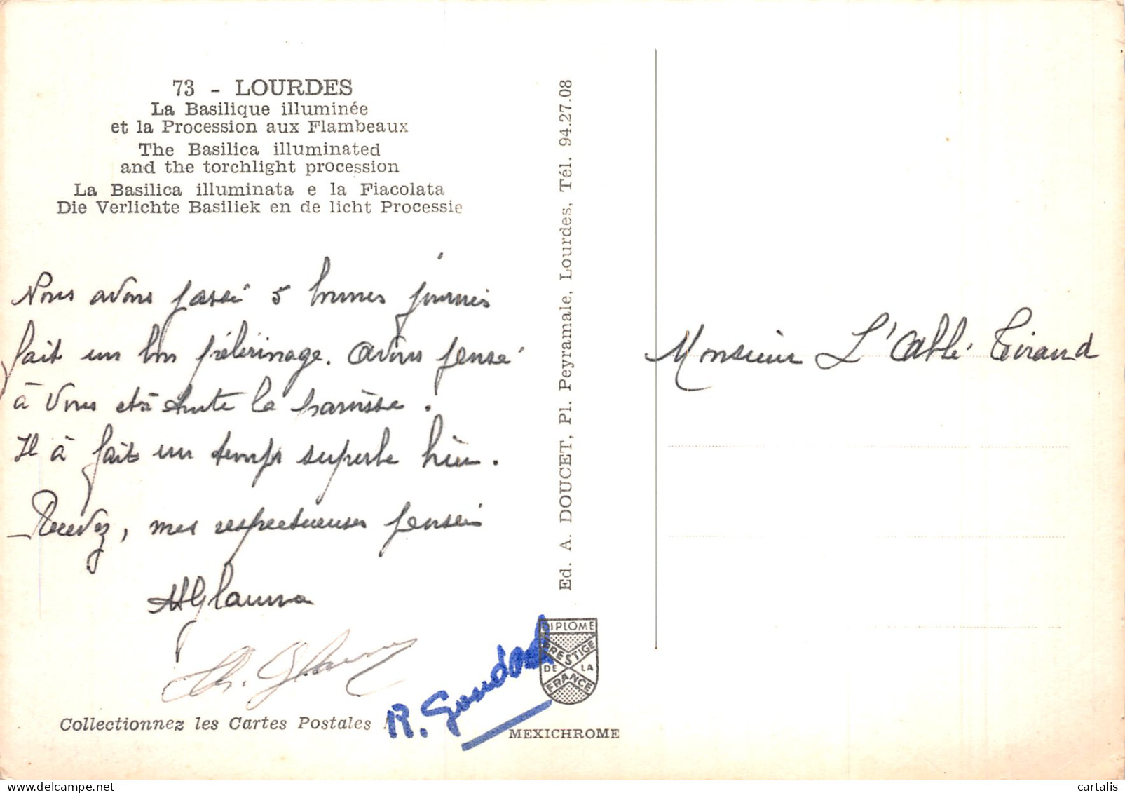 65-LOURDES-N°4199-C/0287 - Lourdes