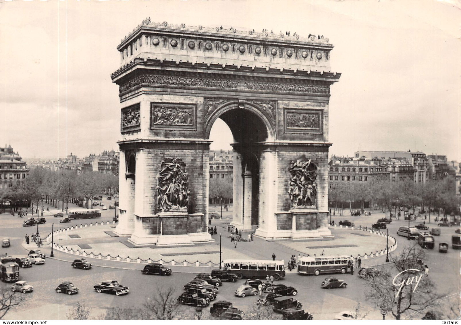 75-PARIS ARC DE TRIOMPHE-N°4199-C/0211 - Arc De Triomphe