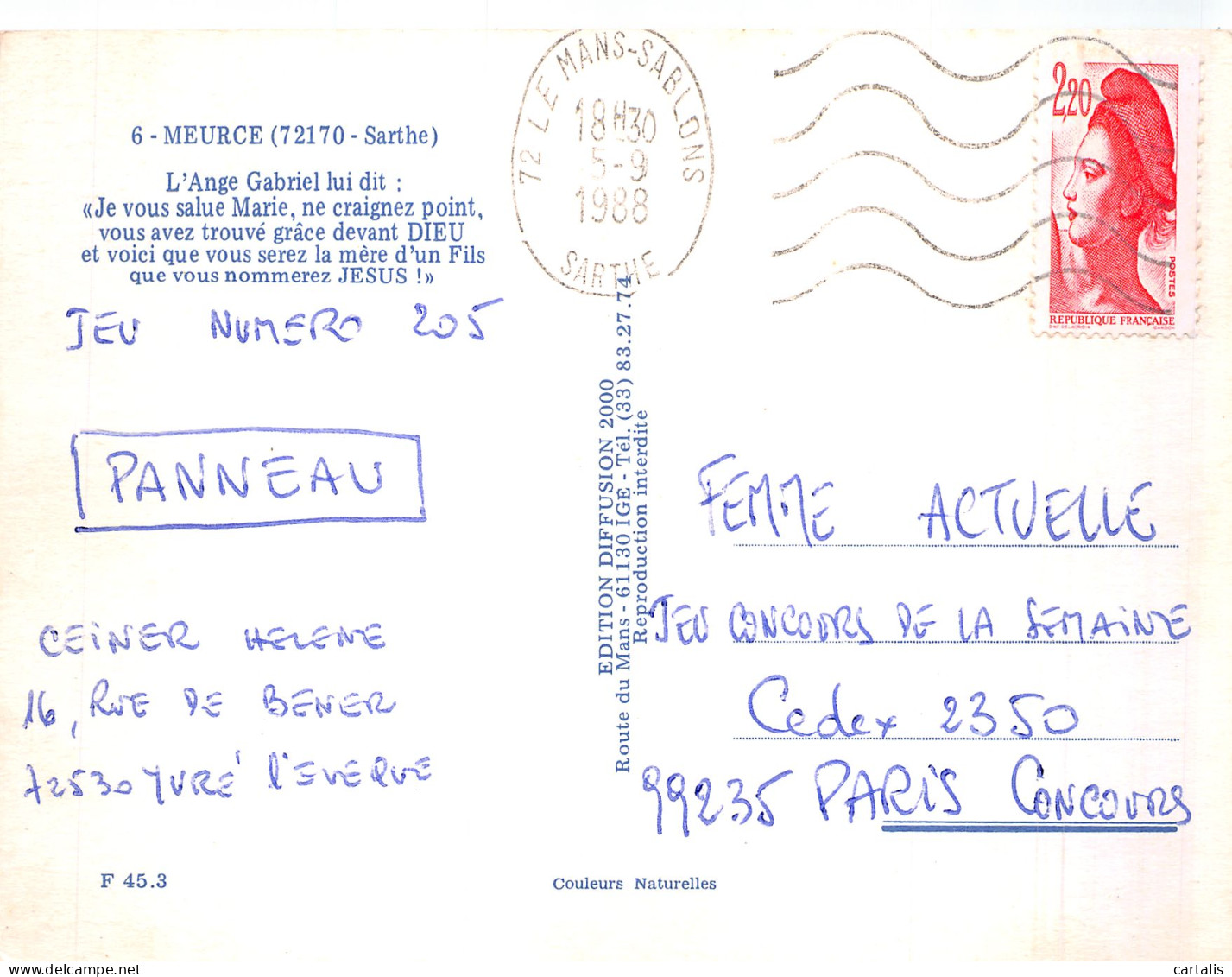 72-MEURCE-N°4199-C/0137 - Other & Unclassified