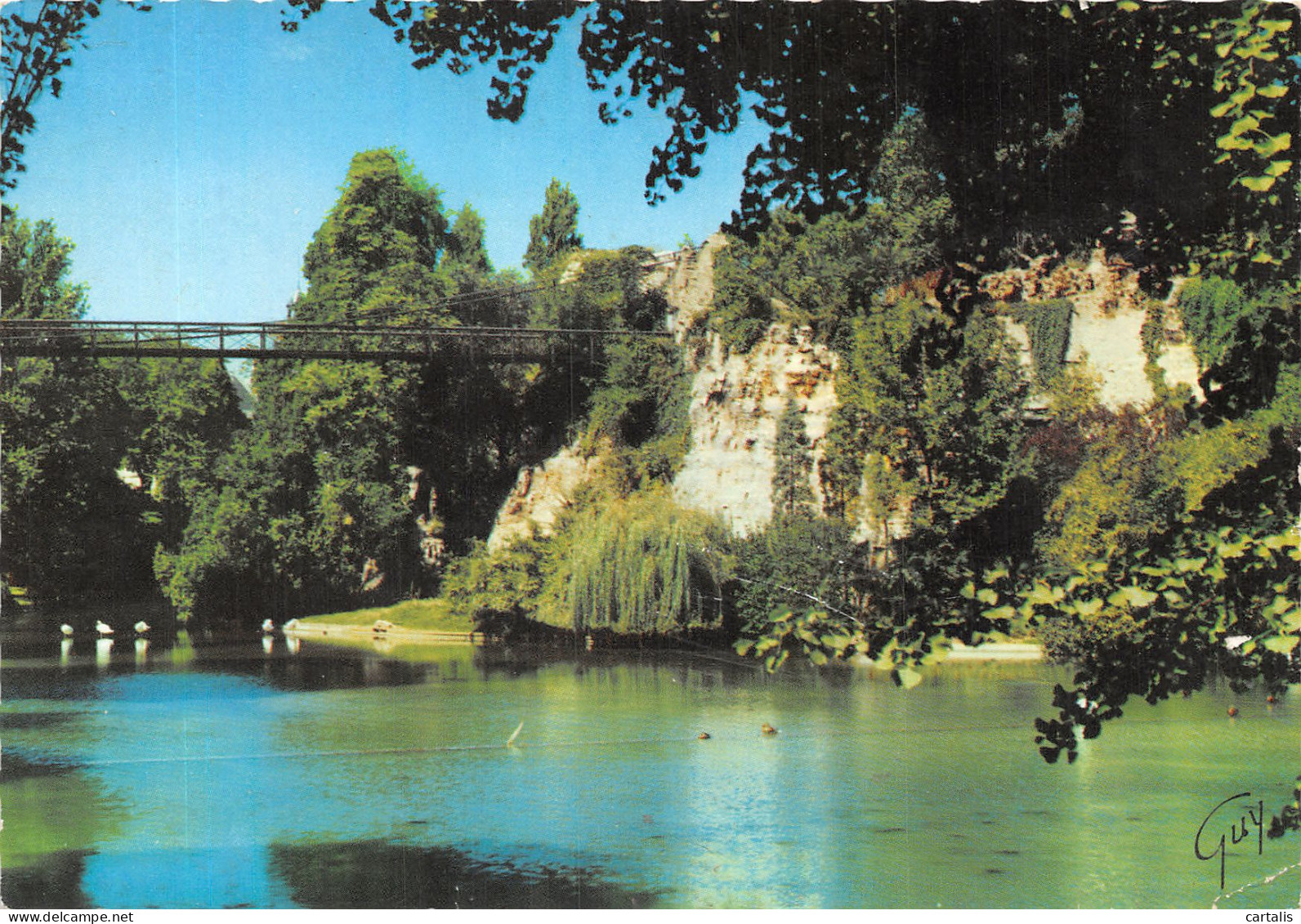 75-PARIS PARC DES BUTTES CHAUMONT-N°4199-C/0081 - Parcs, Jardins