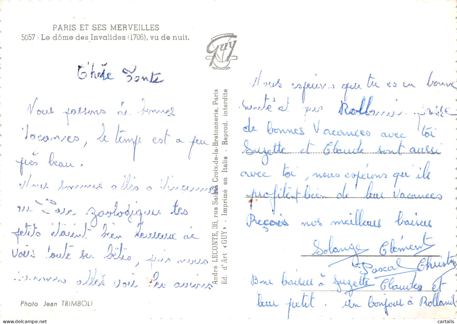 75-PARIS LES INVALIDES-N°4199-C/0069 - Other & Unclassified