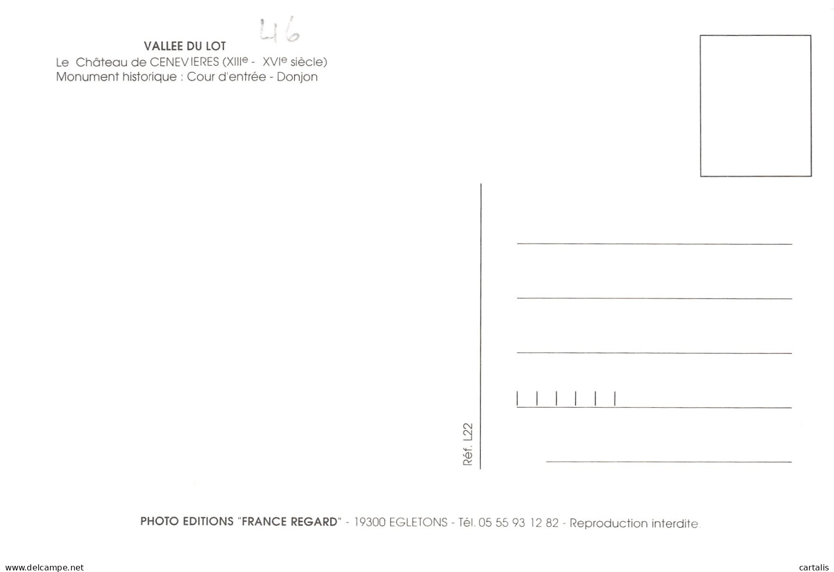 46-CENEVIERES-N°4199-C/0015 - Other & Unclassified