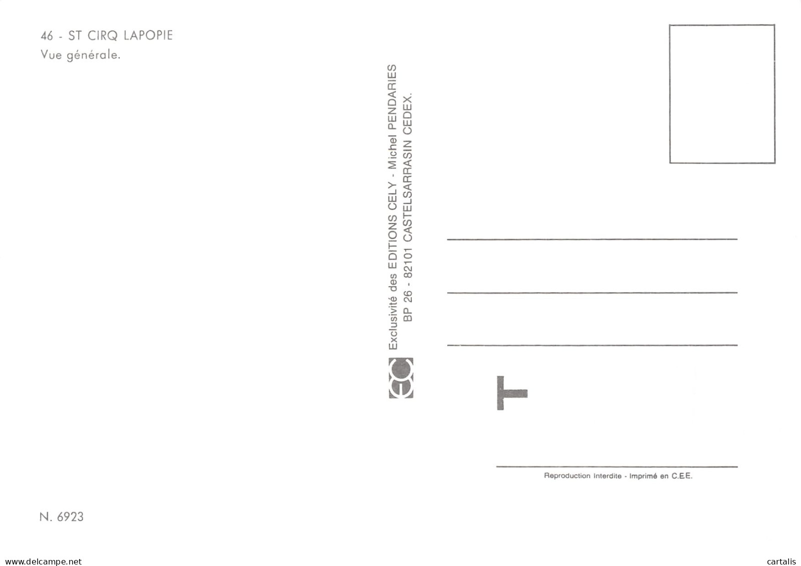 46-SAINT CIRQ LAPOPIE-N°4199-B/0367 - Other & Unclassified