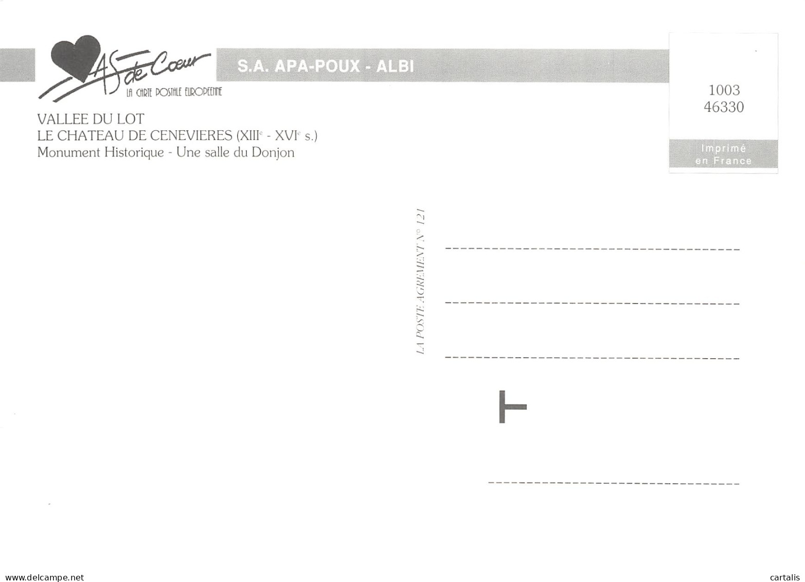 46-CENEVIERES-N°4199-B/0363 - Other & Unclassified